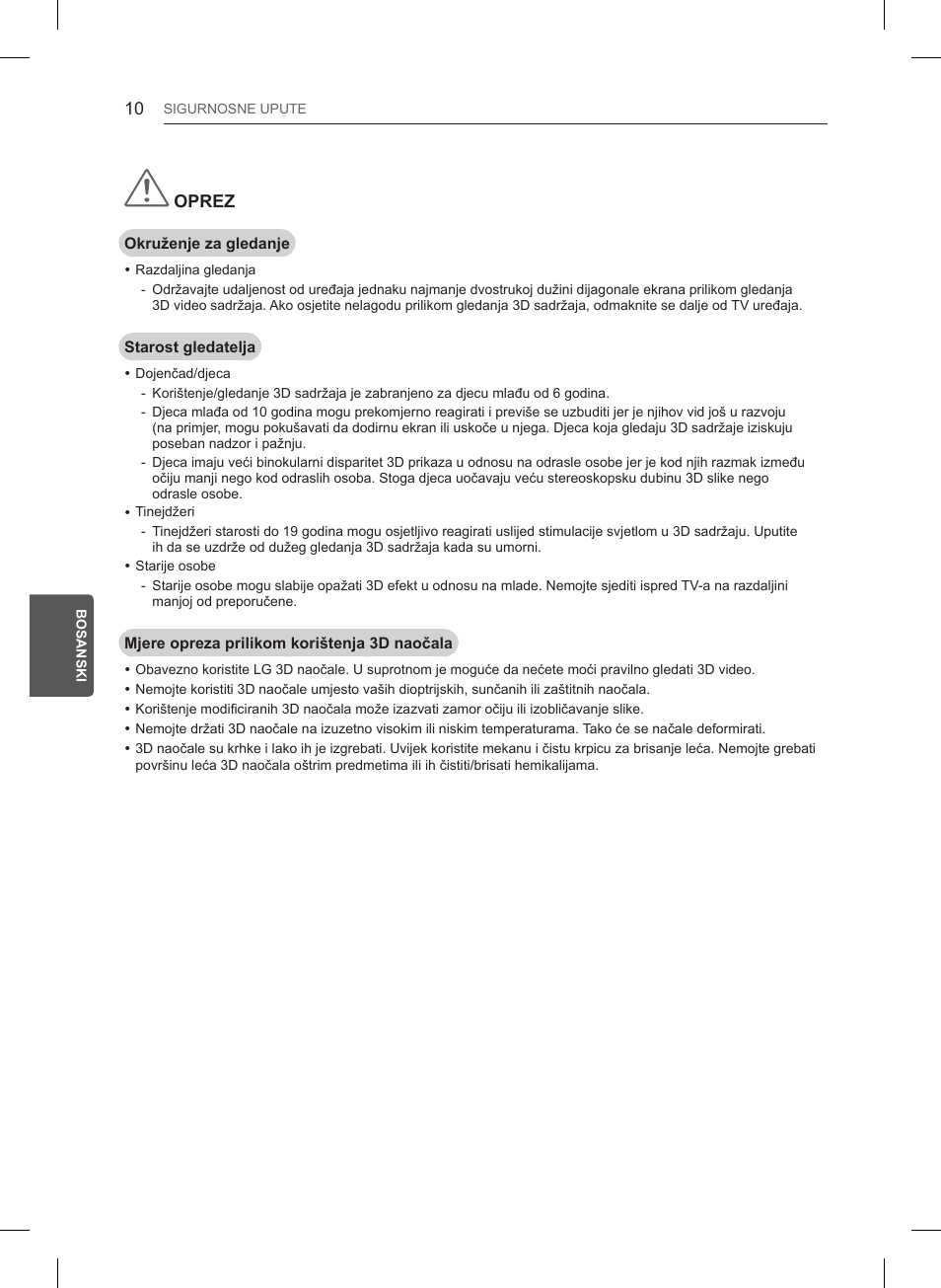 Oprez | LG 32LB550U User Manual | Page 401 / 483