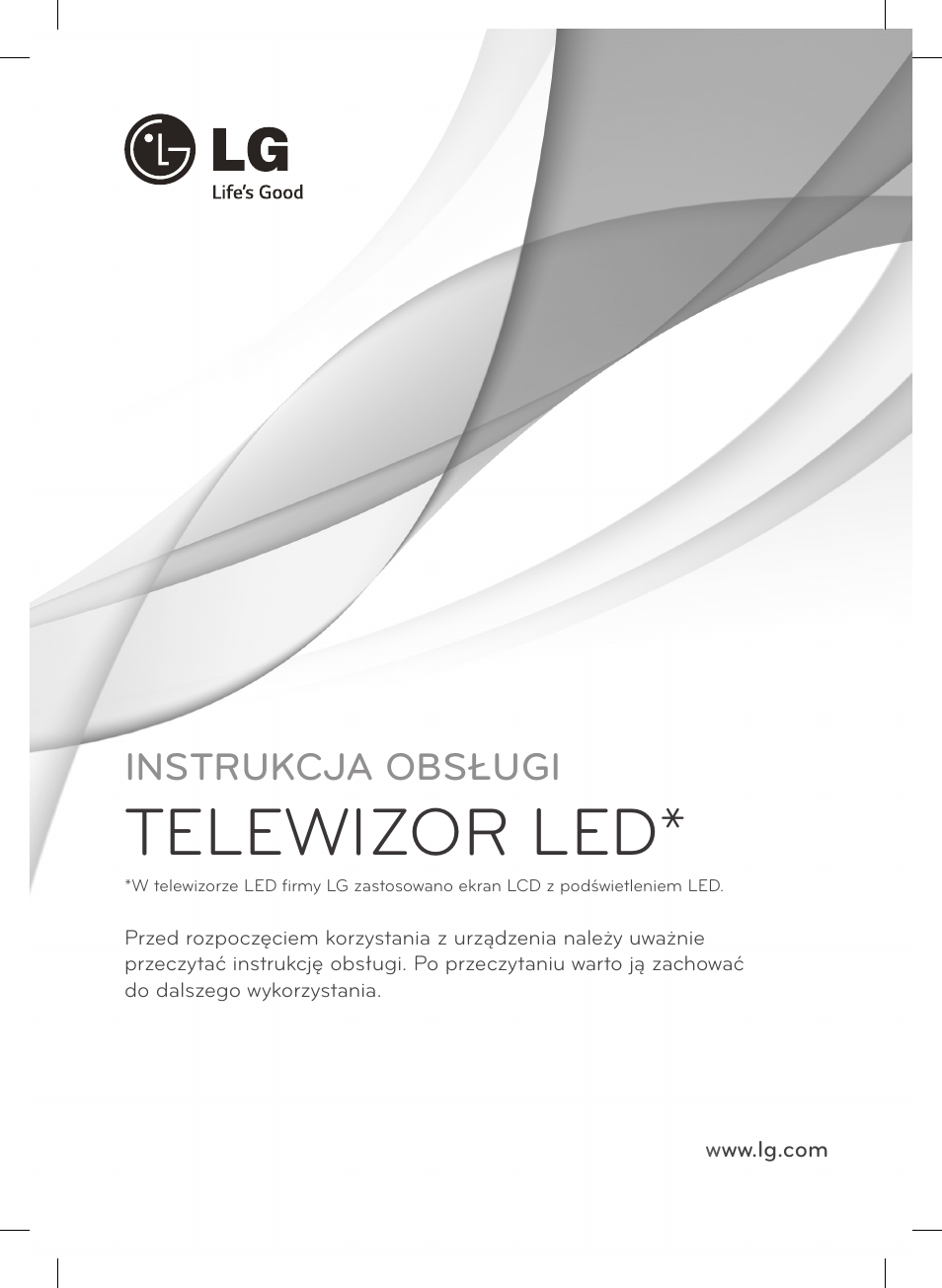 03_pol, Telewizor led, Instrukcja obsługi | LG 32LB550U User Manual | Page 84 / 483