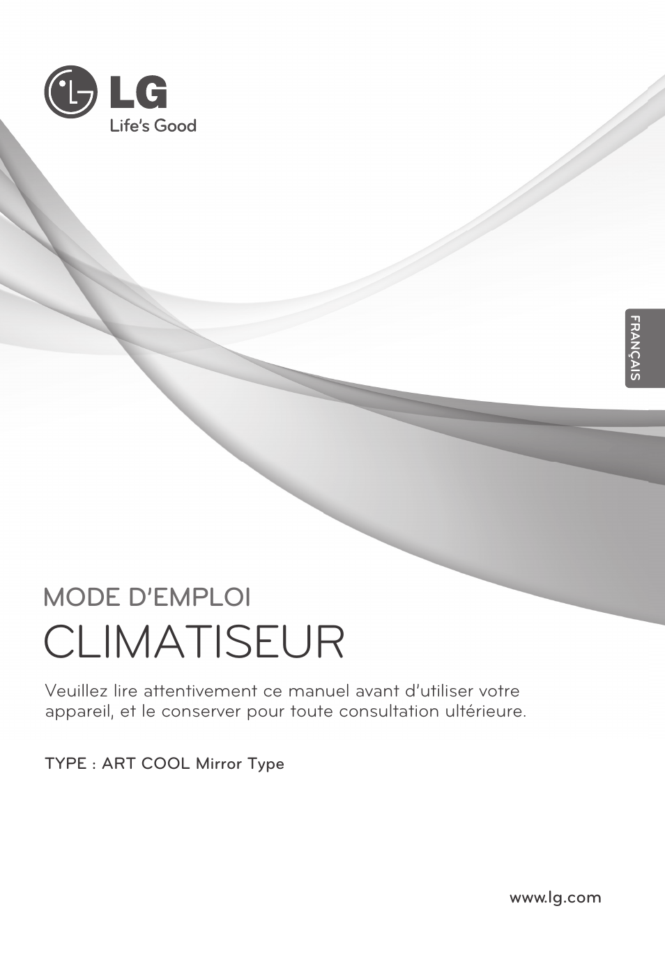 4)mfl67605107(불어), Climatiseur, Mode d’emploi | LG ARNU15GSER2 User Manual | Page 37 / 205