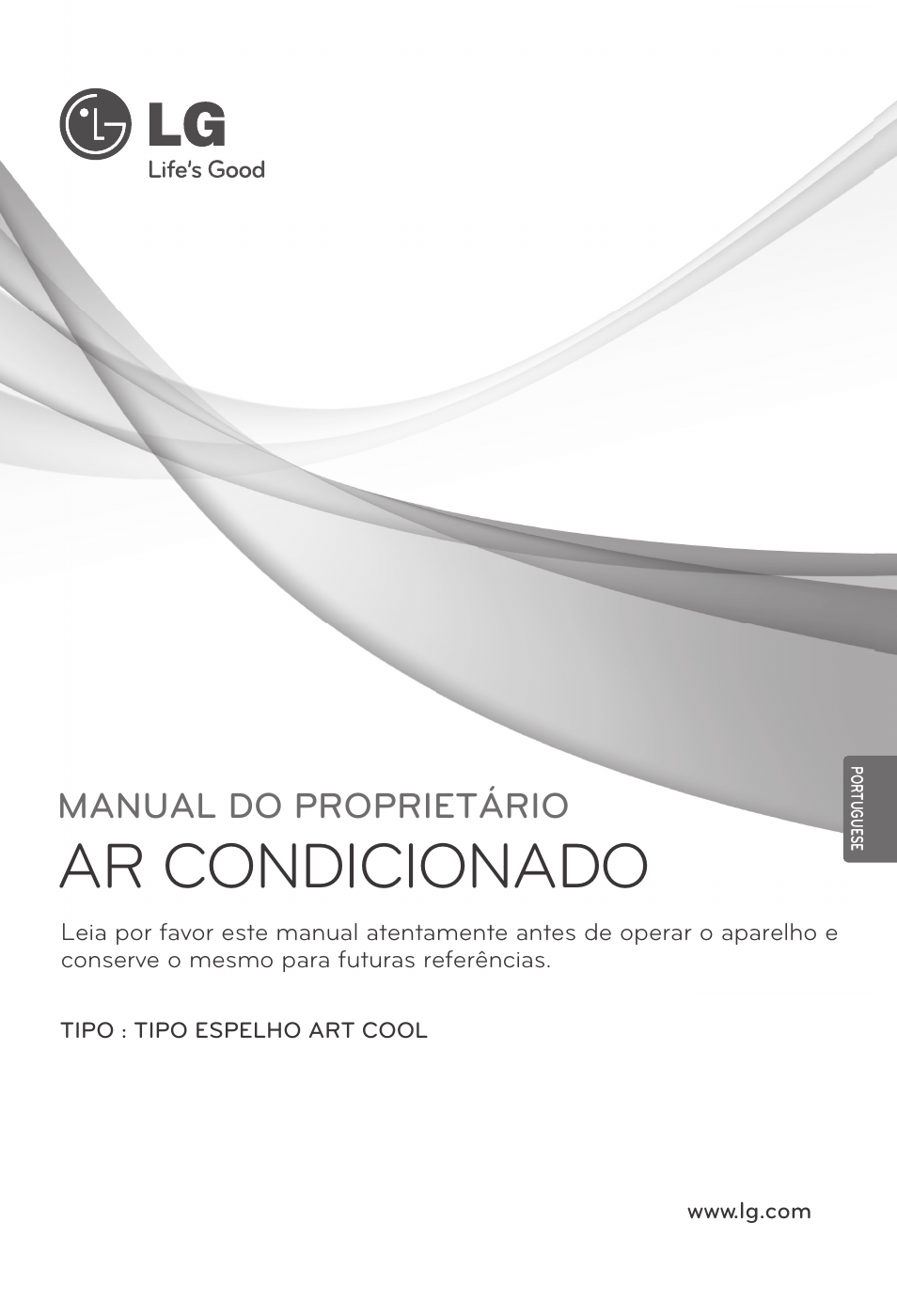 7)mfl67605107(포르투칼), Ar condicionado, Manual do proprietário | LG ARNU15GSER2 User Manual | Page 73 / 205