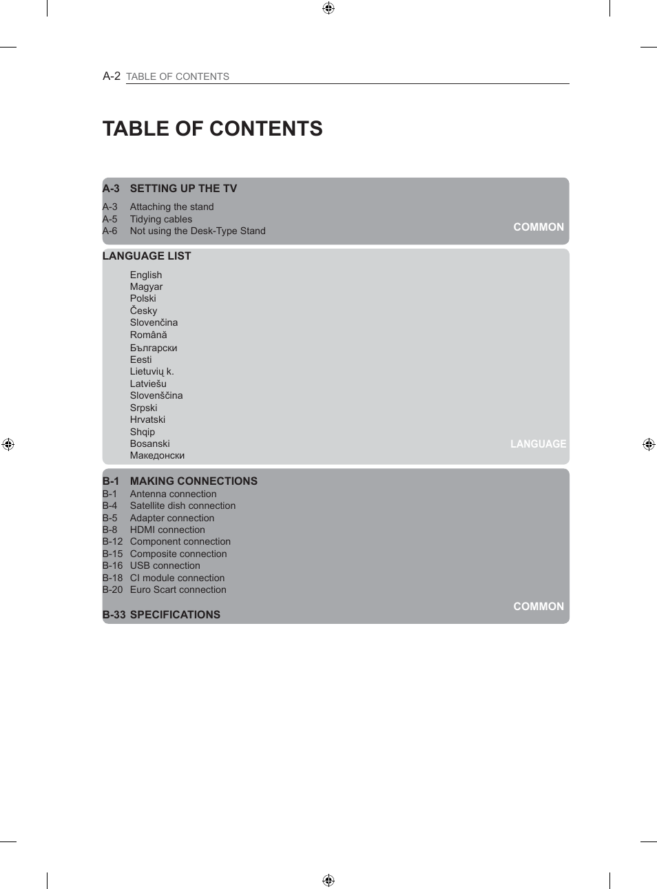 LG 26LS3500 User Manual | Page 2 / 364
