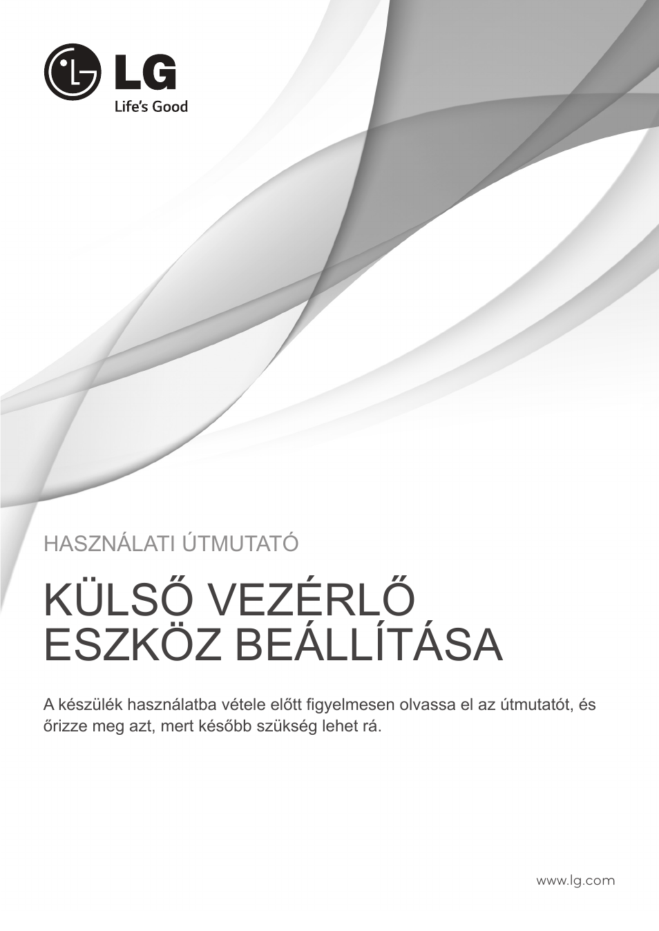 Külső vezérlő eszköz beállítása | LG 55LB700V User Manual | Page 602 / 795