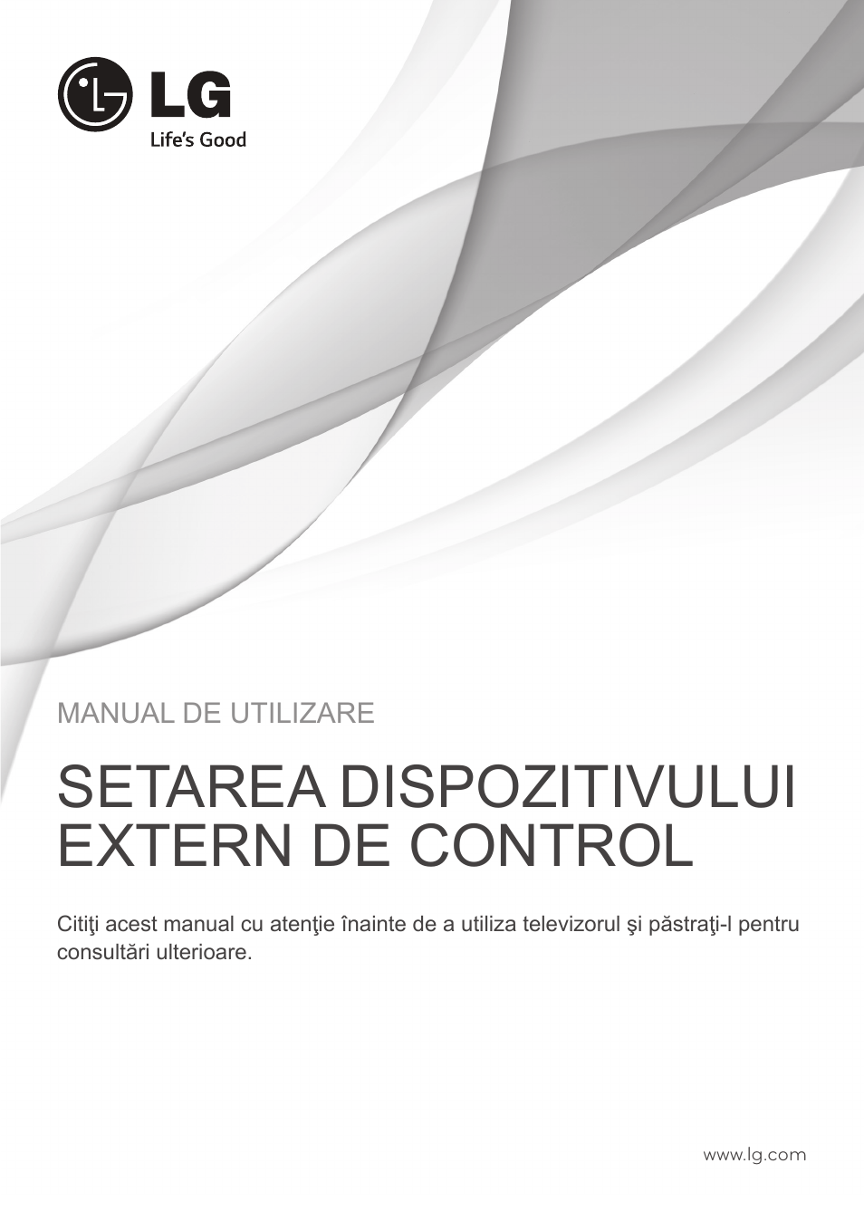Setarea dispozitivului extern de control | LG 55LB700V User Manual | Page 654 / 795
