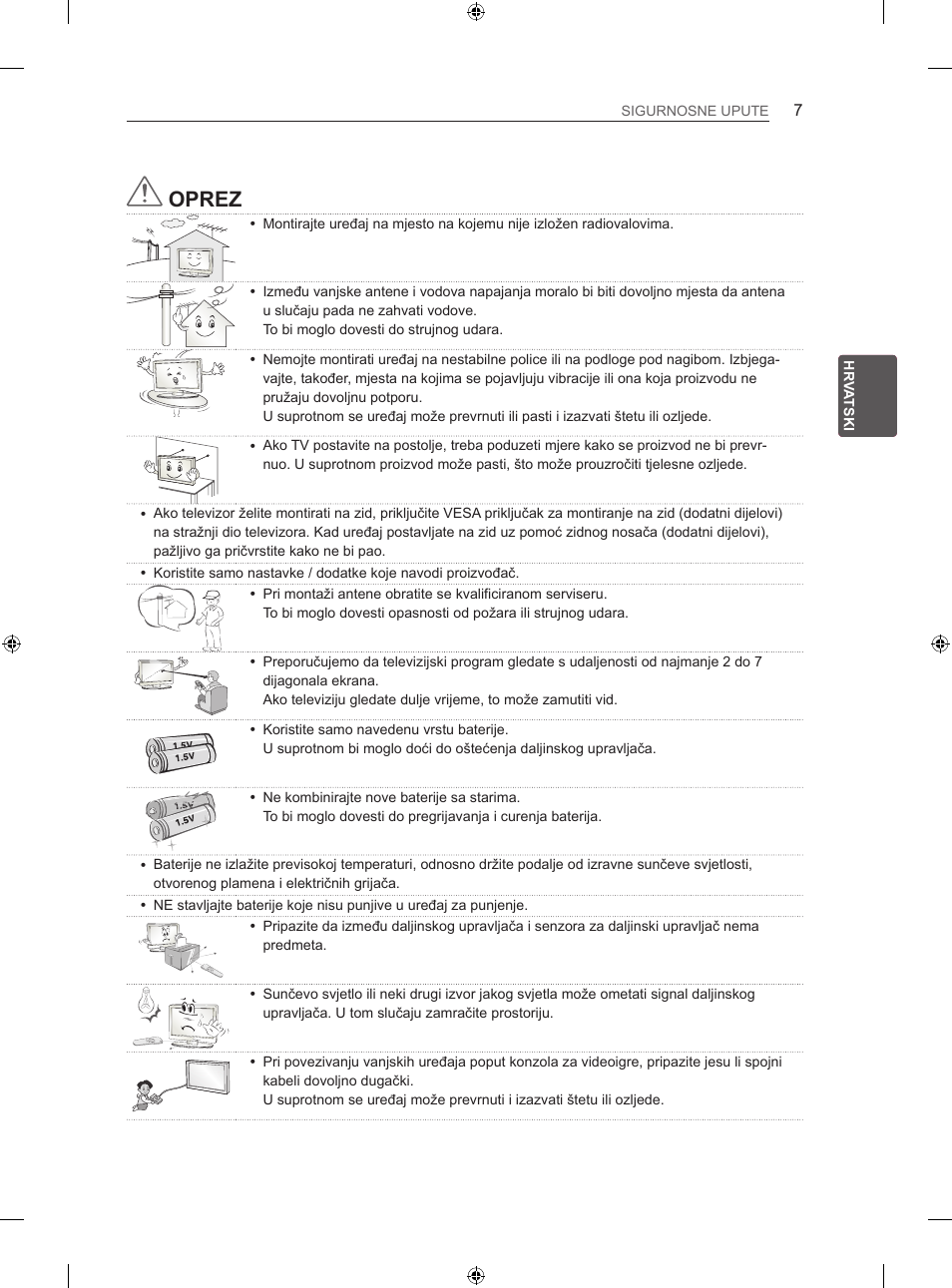 Oprez | LG 42LA860V User Manual | Page 375 / 516