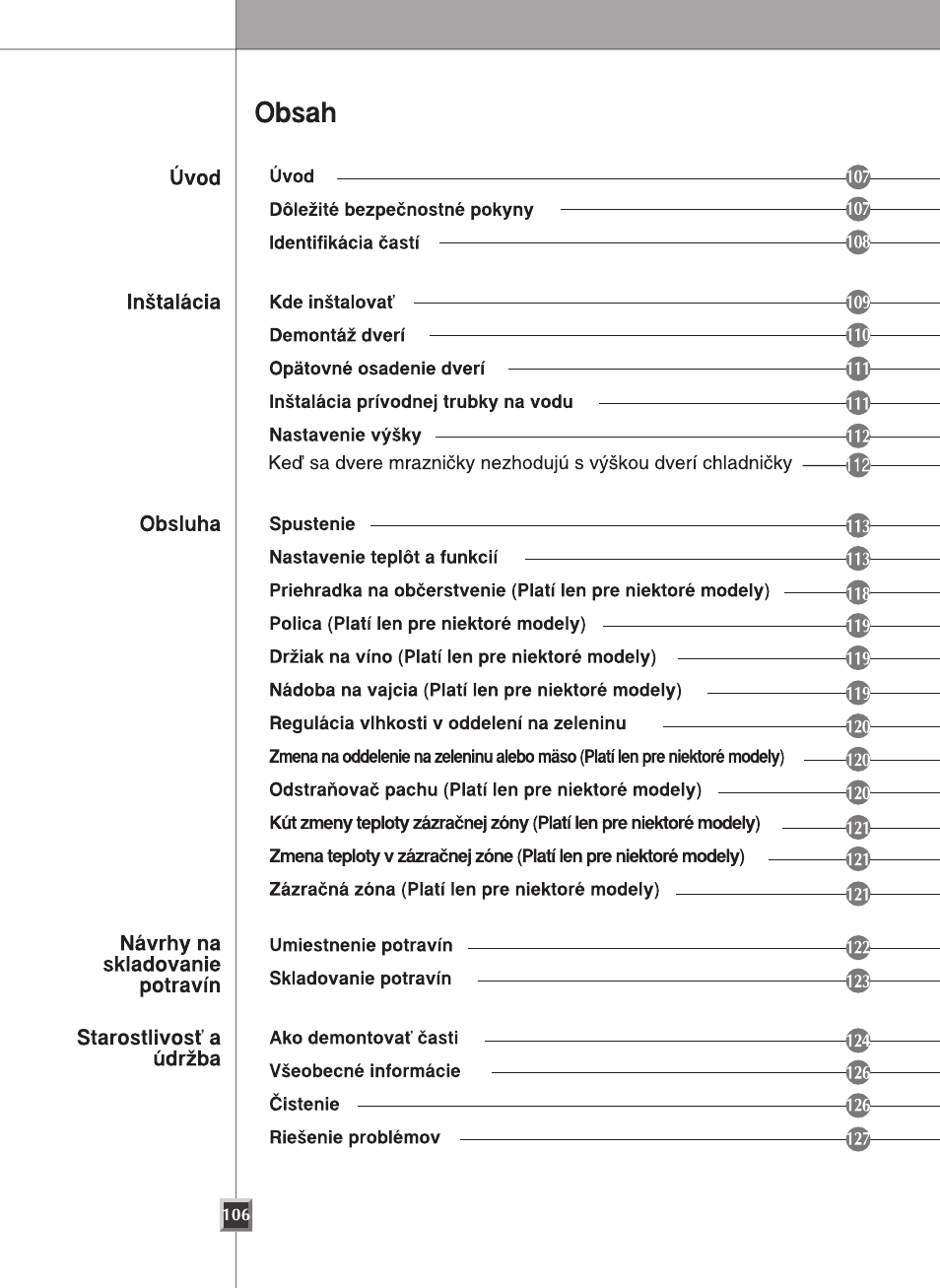 LG GR-L227YLQA User Manual | Page 106 / 132