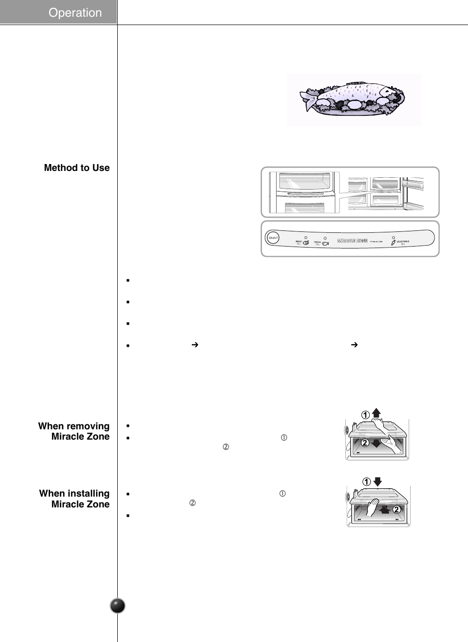 Operation | LG GR-L227YLQA User Manual | Page 17 / 132