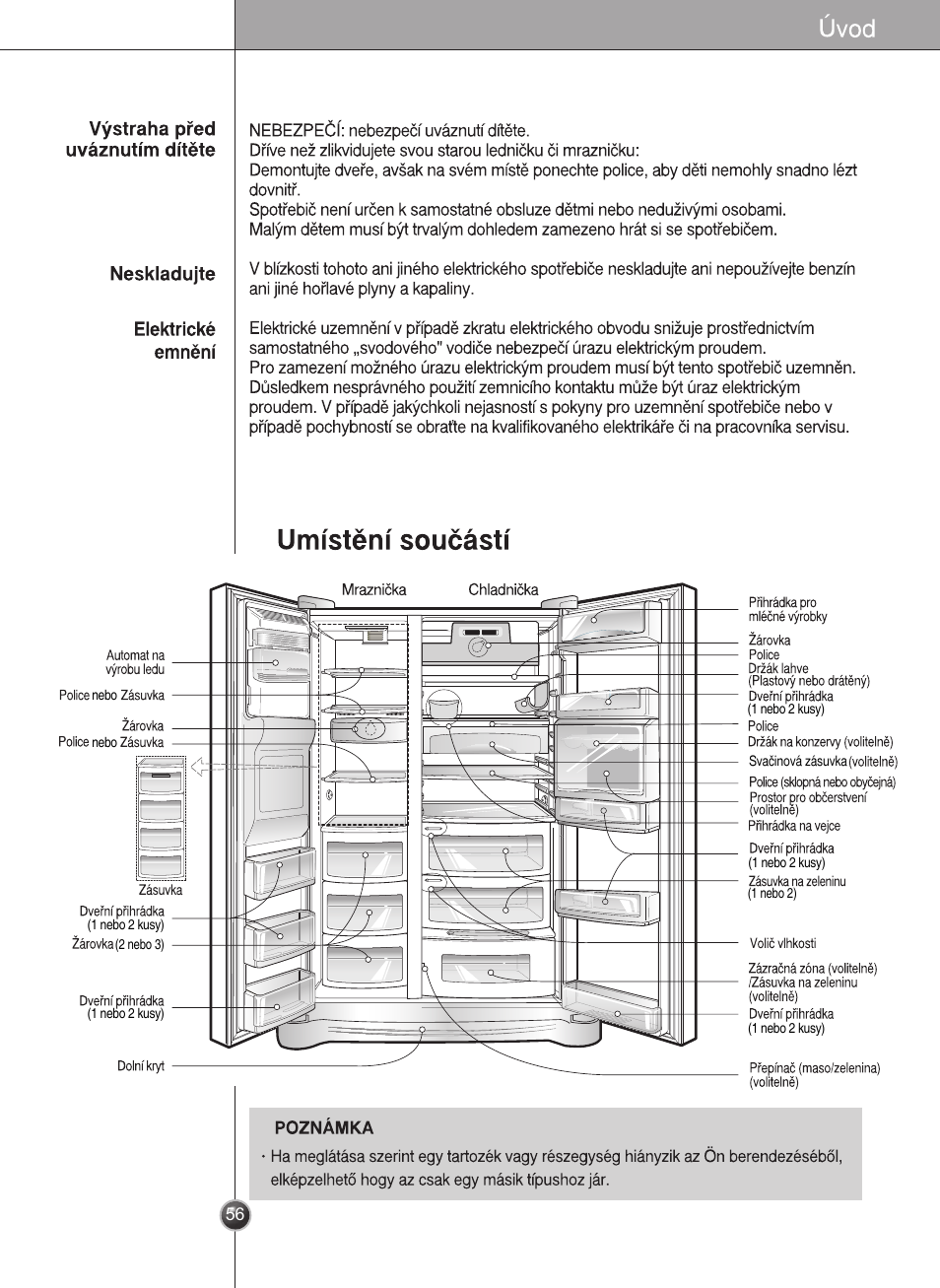 LG GR-L227YLQA User Manual | Page 56 / 132
