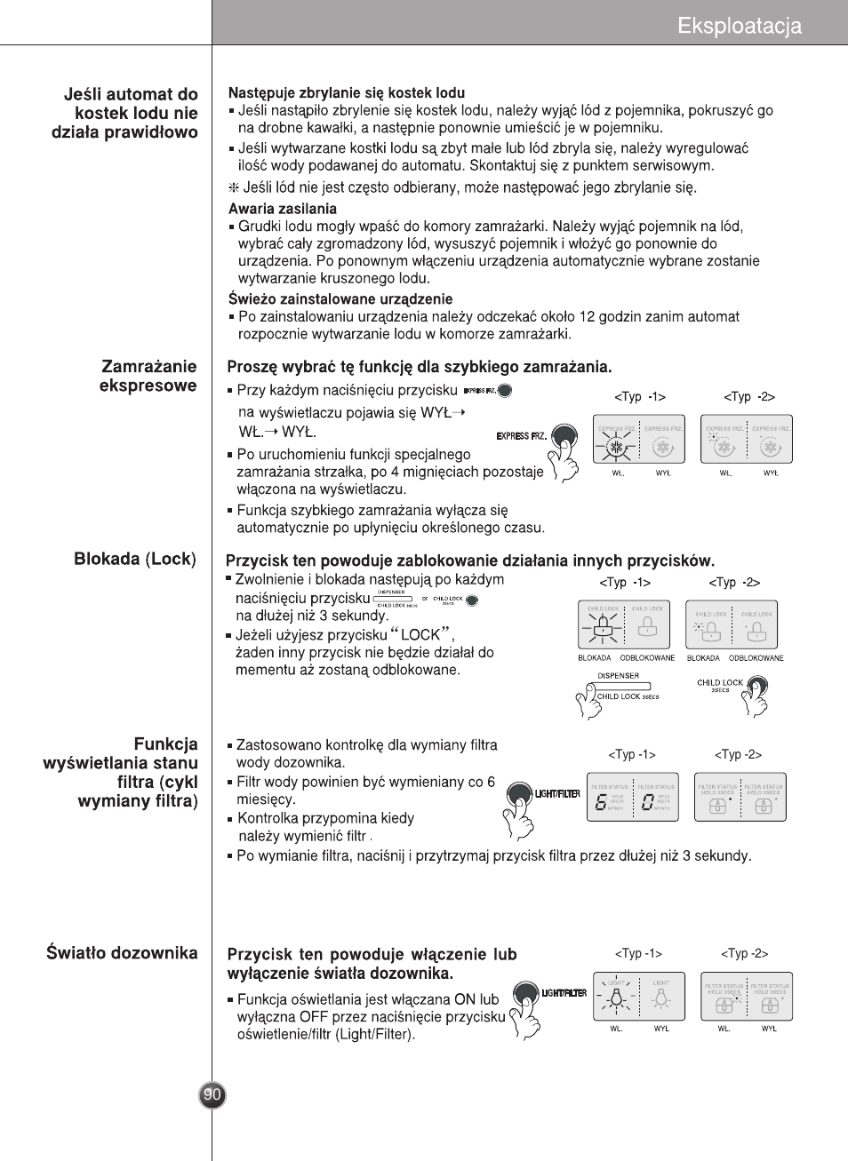 LG GR-L227YLQA User Manual | Page 90 / 132