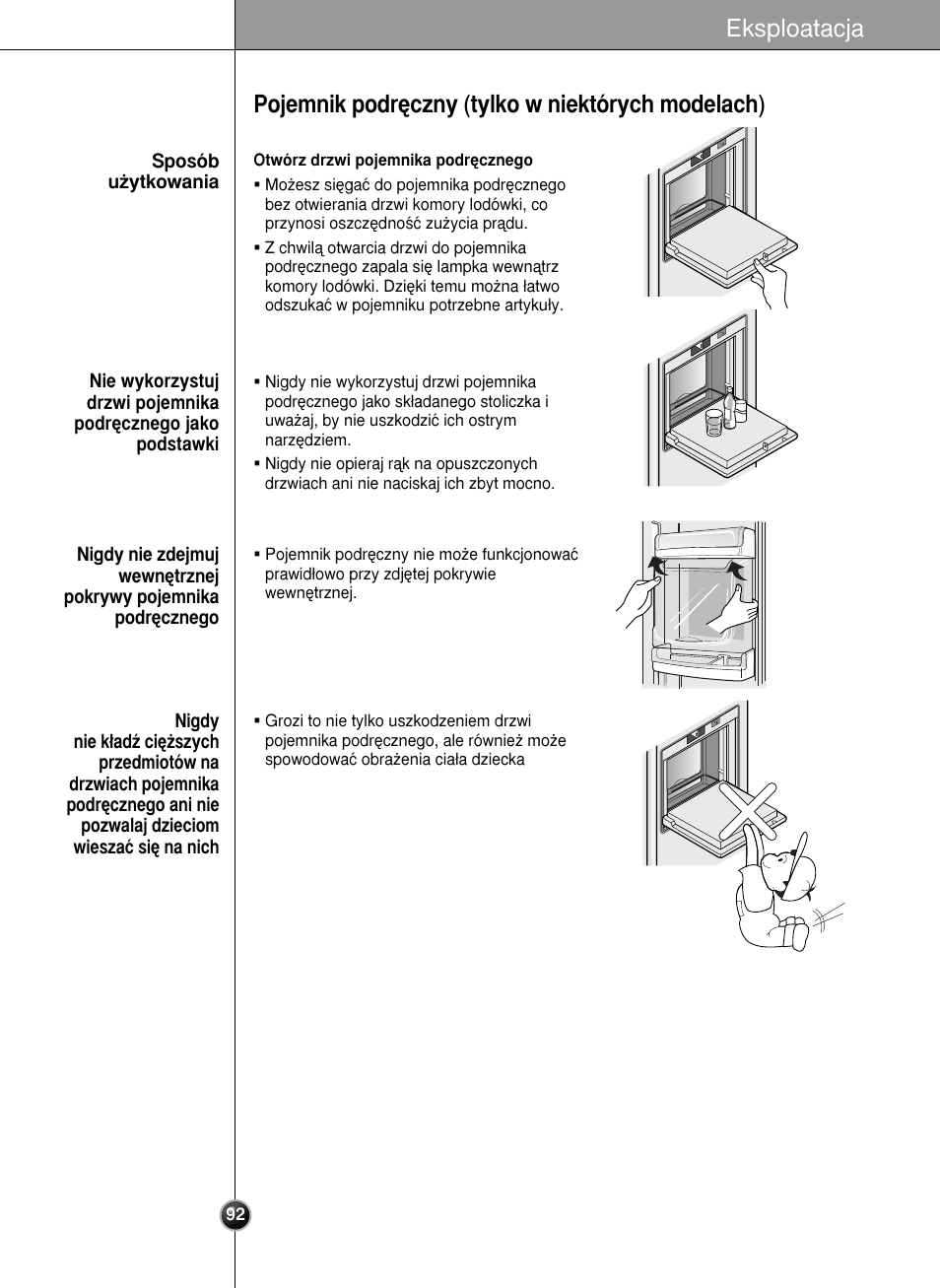 LG GR-L227YLQA User Manual | Page 92 / 132