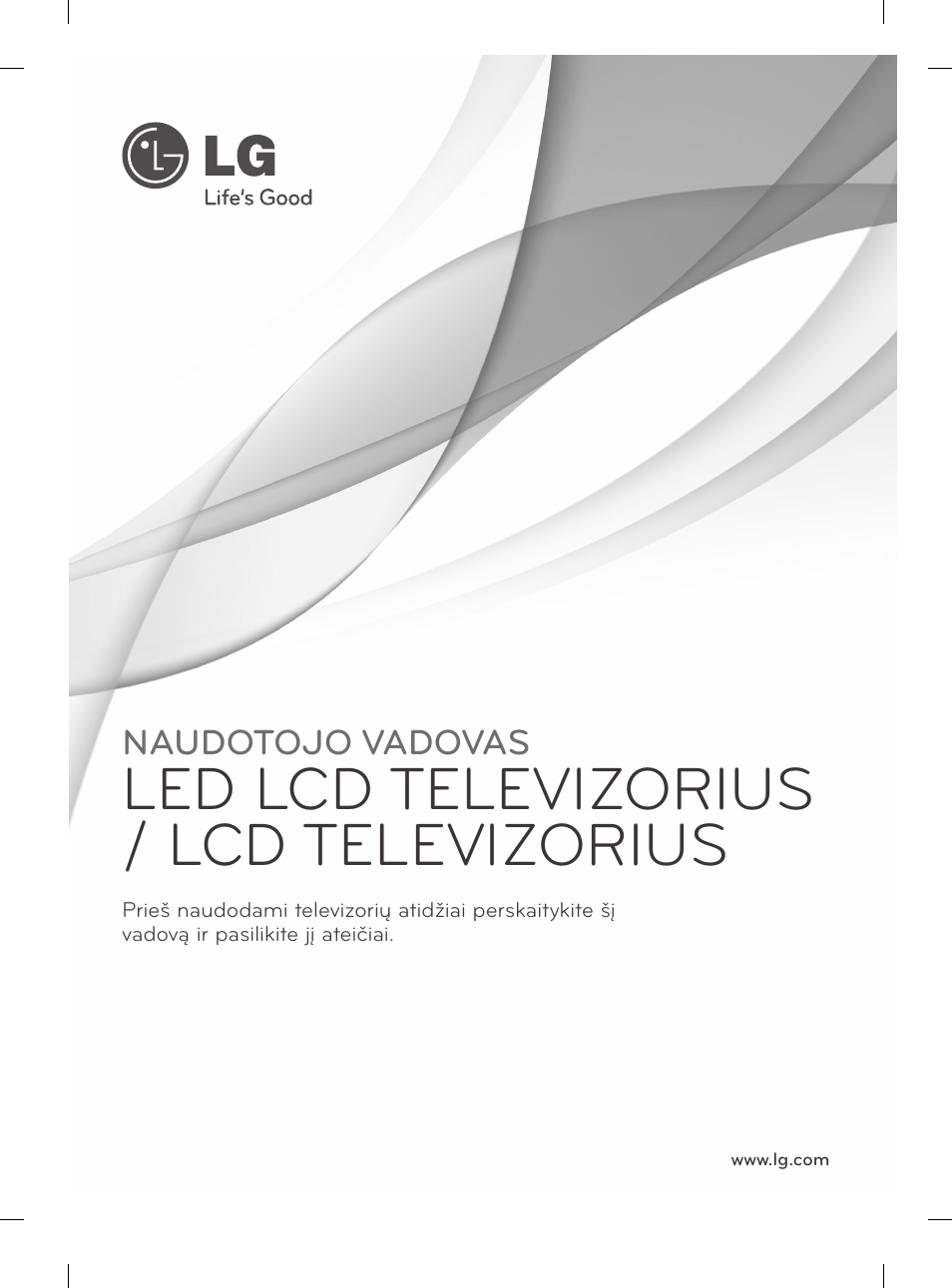 Led lcd televizorius / lcd televizorius | LG 47LM615S User Manual | Page 199 / 441