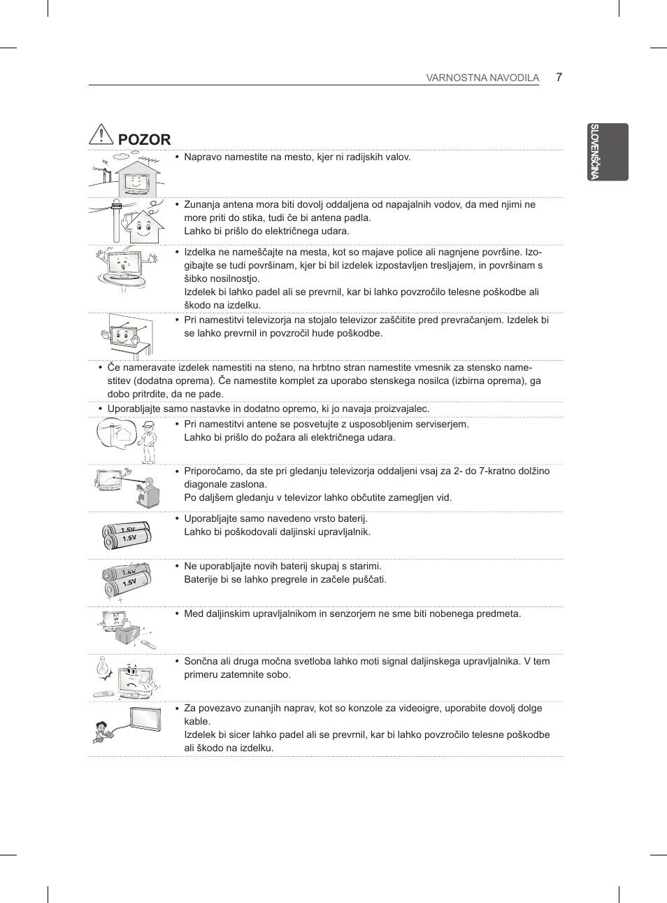 Pozor | LG 47LM615S User Manual | Page 253 / 441