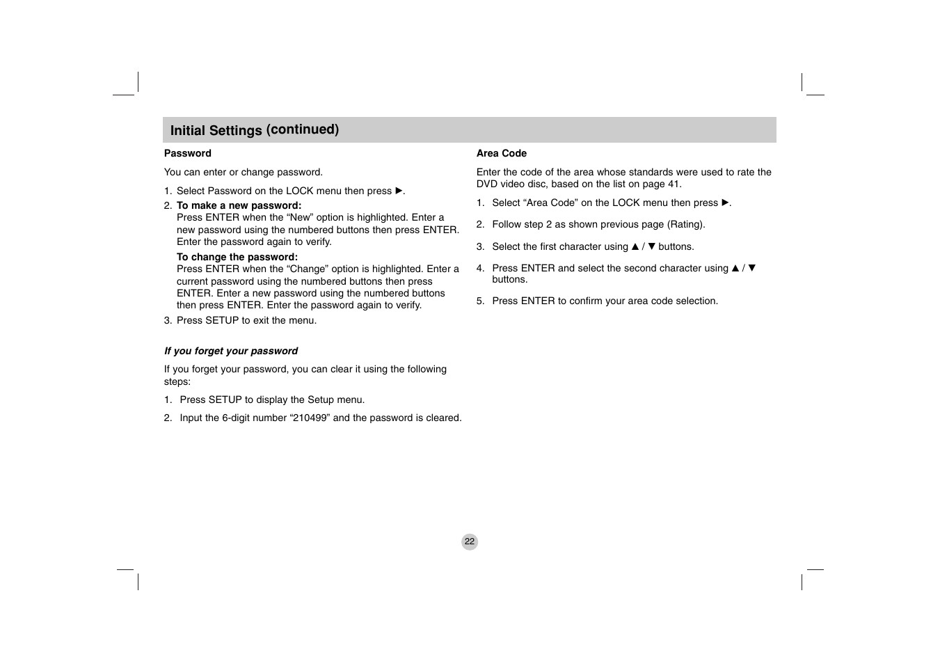 LG DP271B User Manual | Page 22 / 211