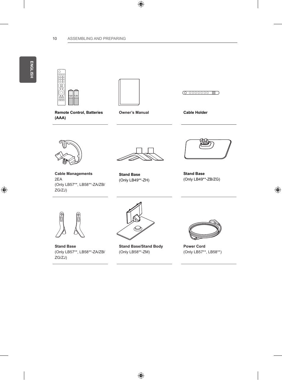 LG 47LB570V User Manual | Page 42 / 392