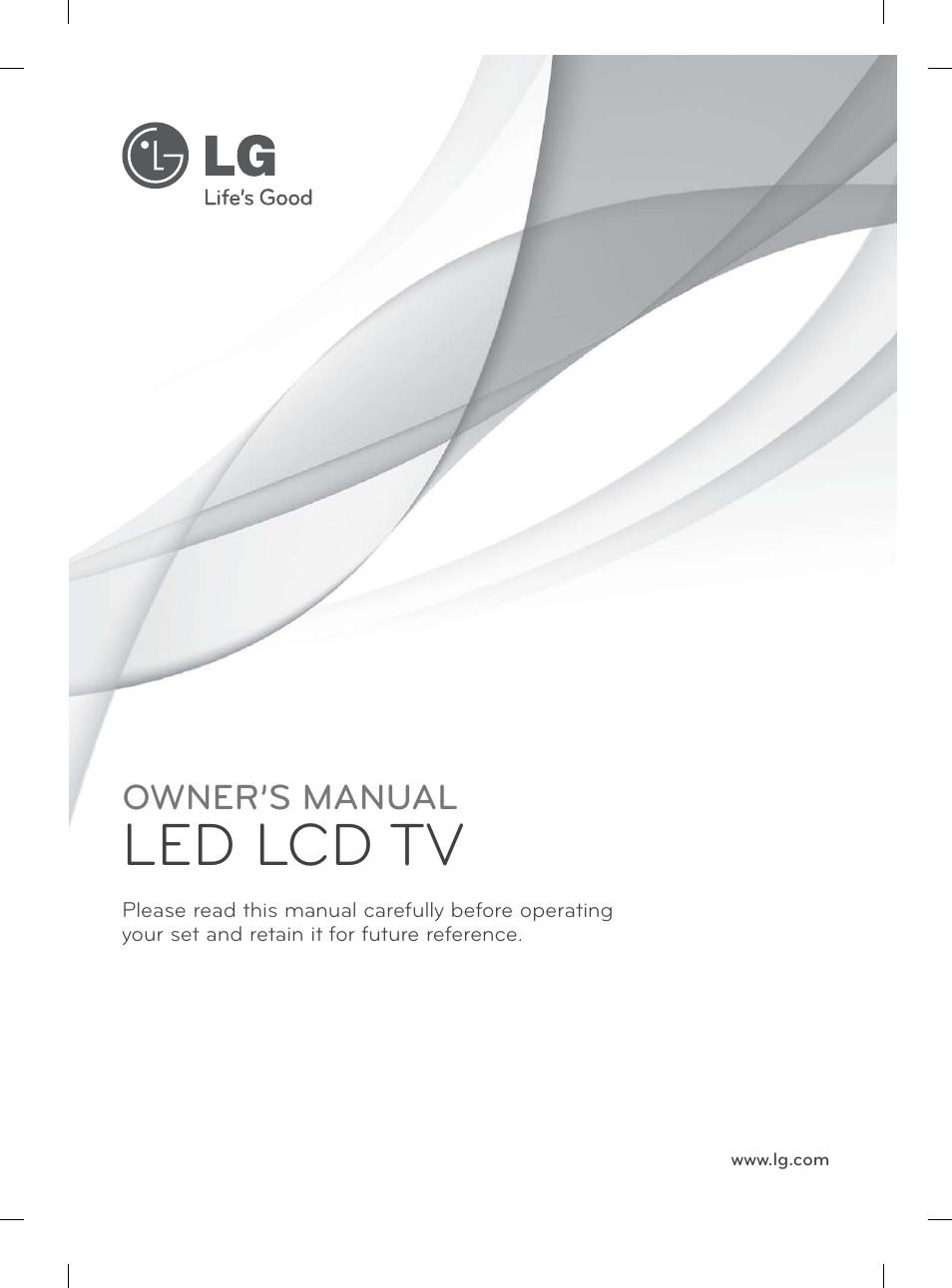 Led lcd tv | LG 37LS570S User Manual | Page 12 / 519