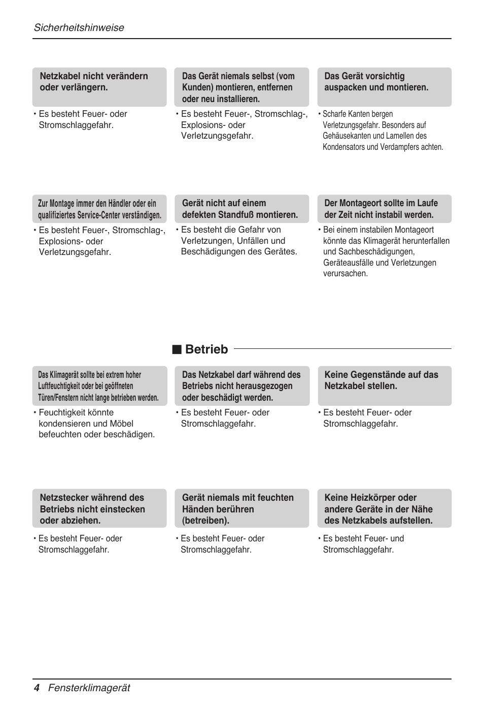 N betrieb | LG MV12AH User Manual | Page 104 / 413