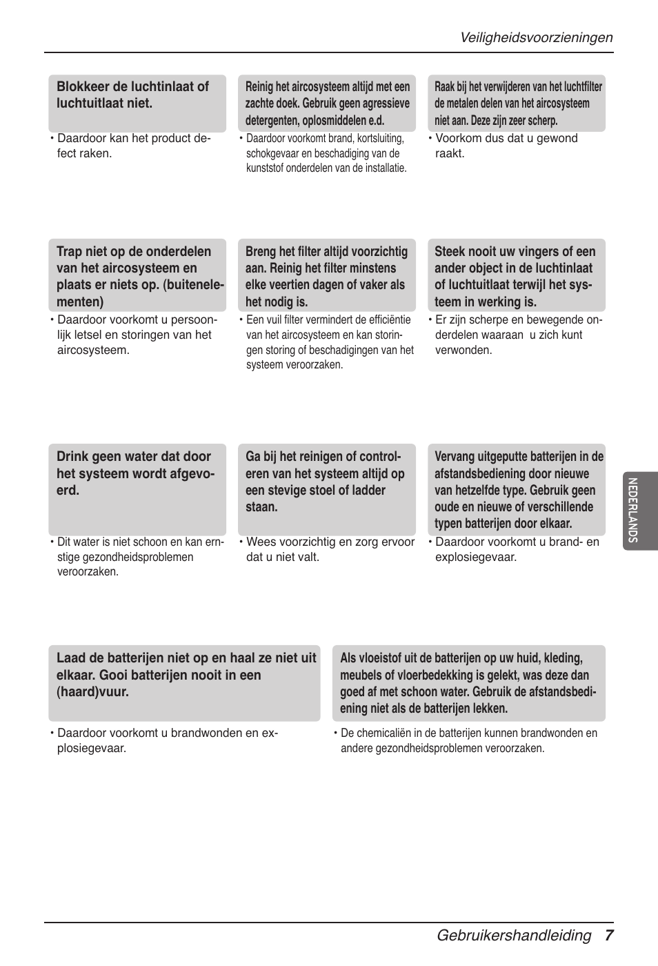 Gebruikershandleiding 7 | LG MV12AH User Manual | Page 131 / 413