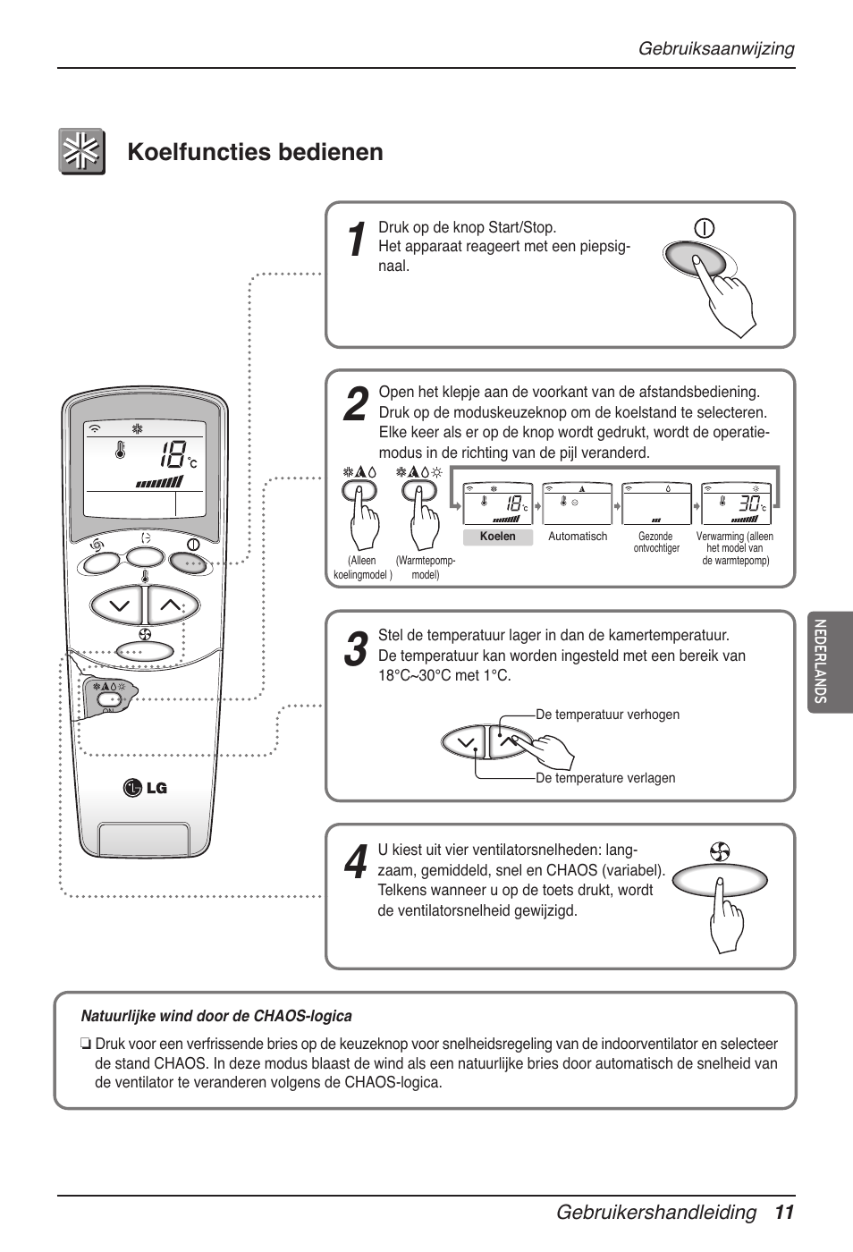 Koelfuncties bedienen | LG MV12AH User Manual | Page 135 / 413