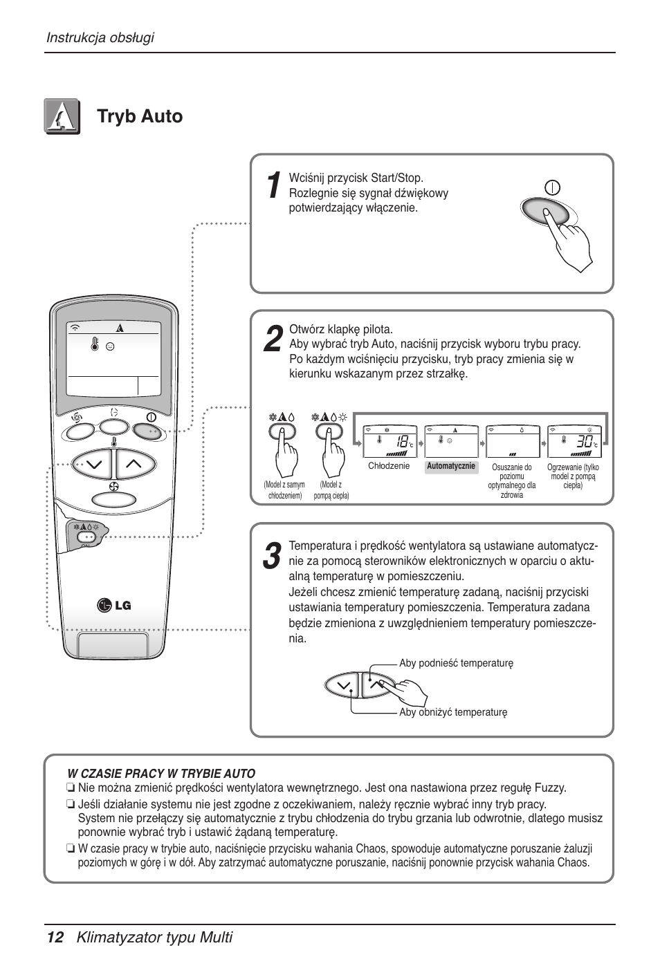Tryb auto | LG MV12AH User Manual | Page 160 / 413
