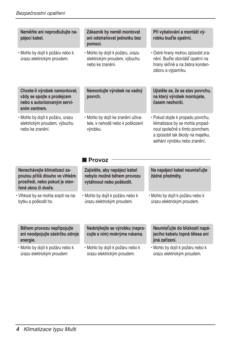 N provoz | LG MV12AH User Manual | Page 200 / 413