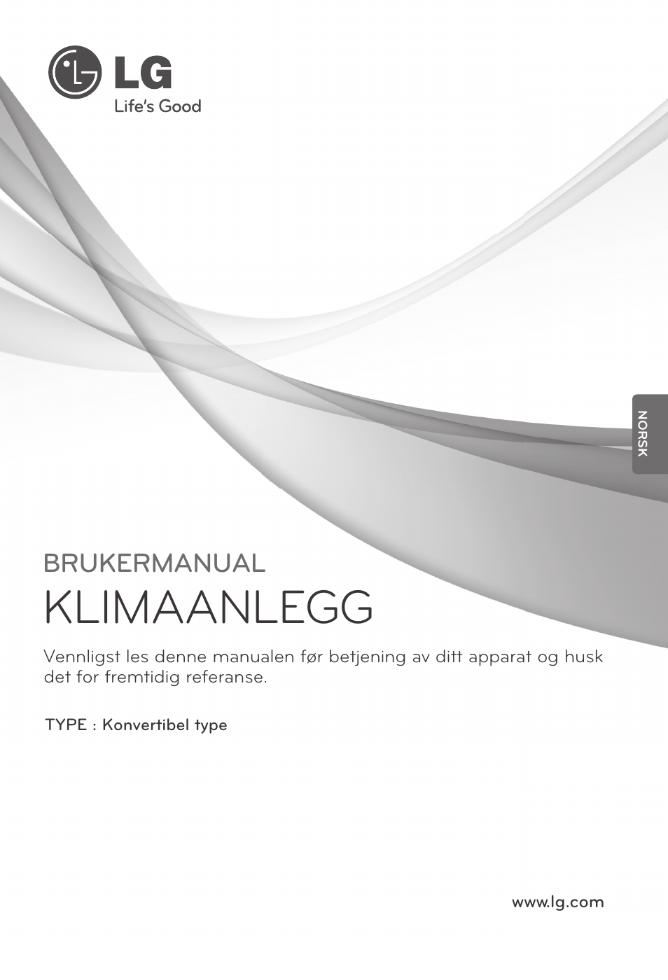 15)mfl67605118(노르웨이), Klimaanlegg, Brukermanual | LG MV12AH User Manual | Page 341 / 413