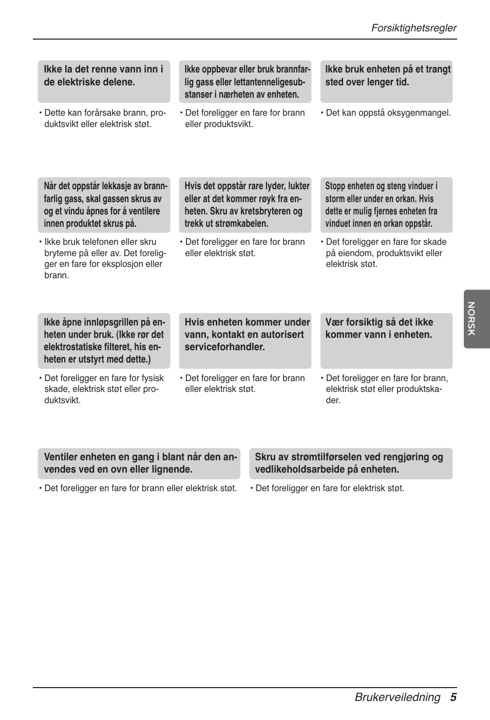 Brukerveiledning 5 | LG MV12AH User Manual | Page 345 / 413