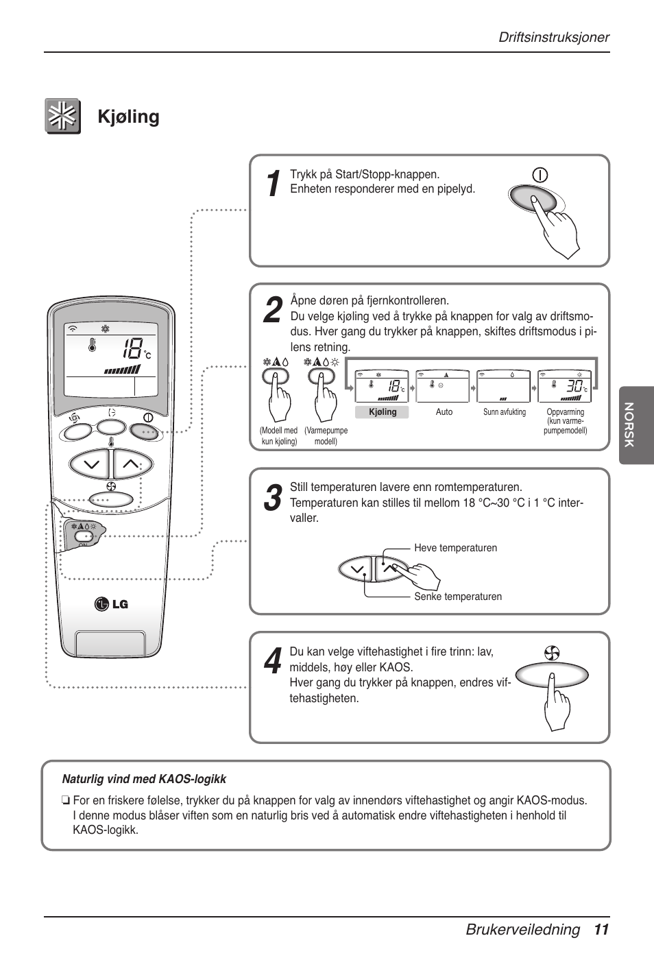 Kjøling | LG MV12AH User Manual | Page 351 / 413