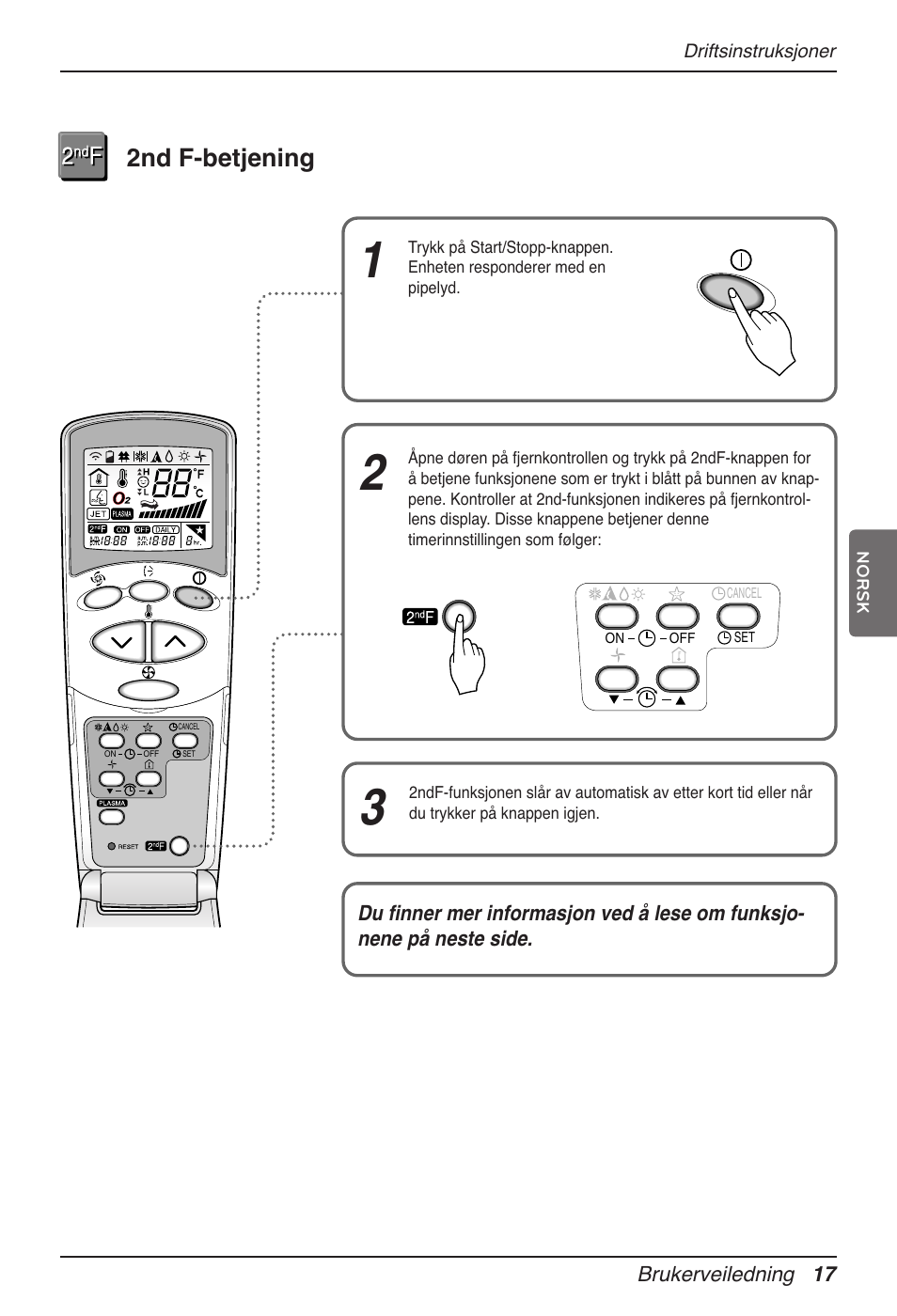 2nd f-betjening | LG MV12AH User Manual | Page 357 / 413