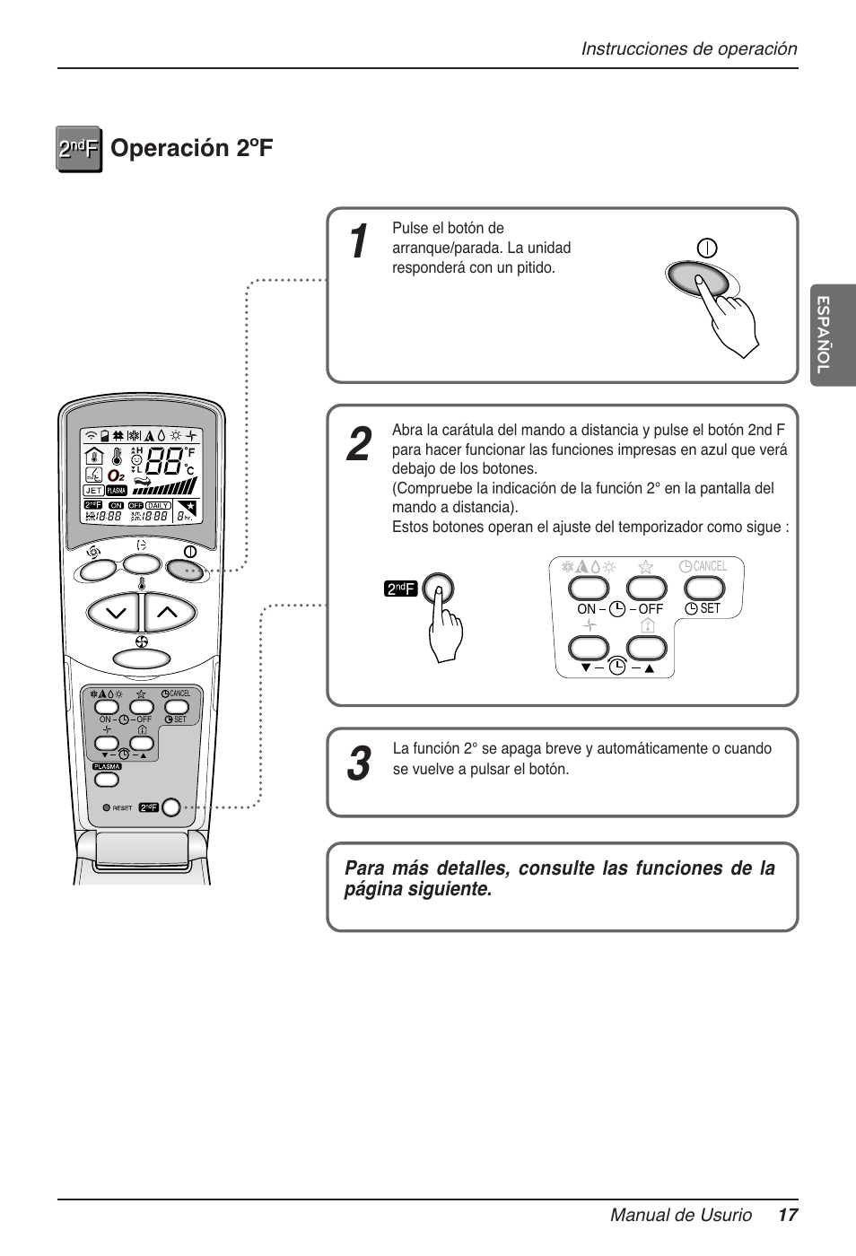 Operación 2ºf | LG MV12AH User Manual | Page 65 / 413