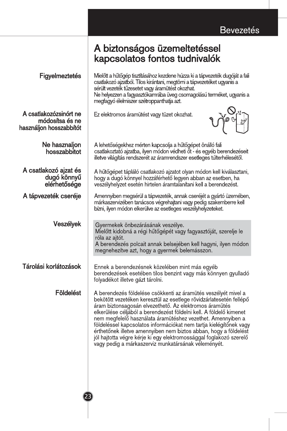 LG GR-B359PQA User Manual | Page 21 / 87