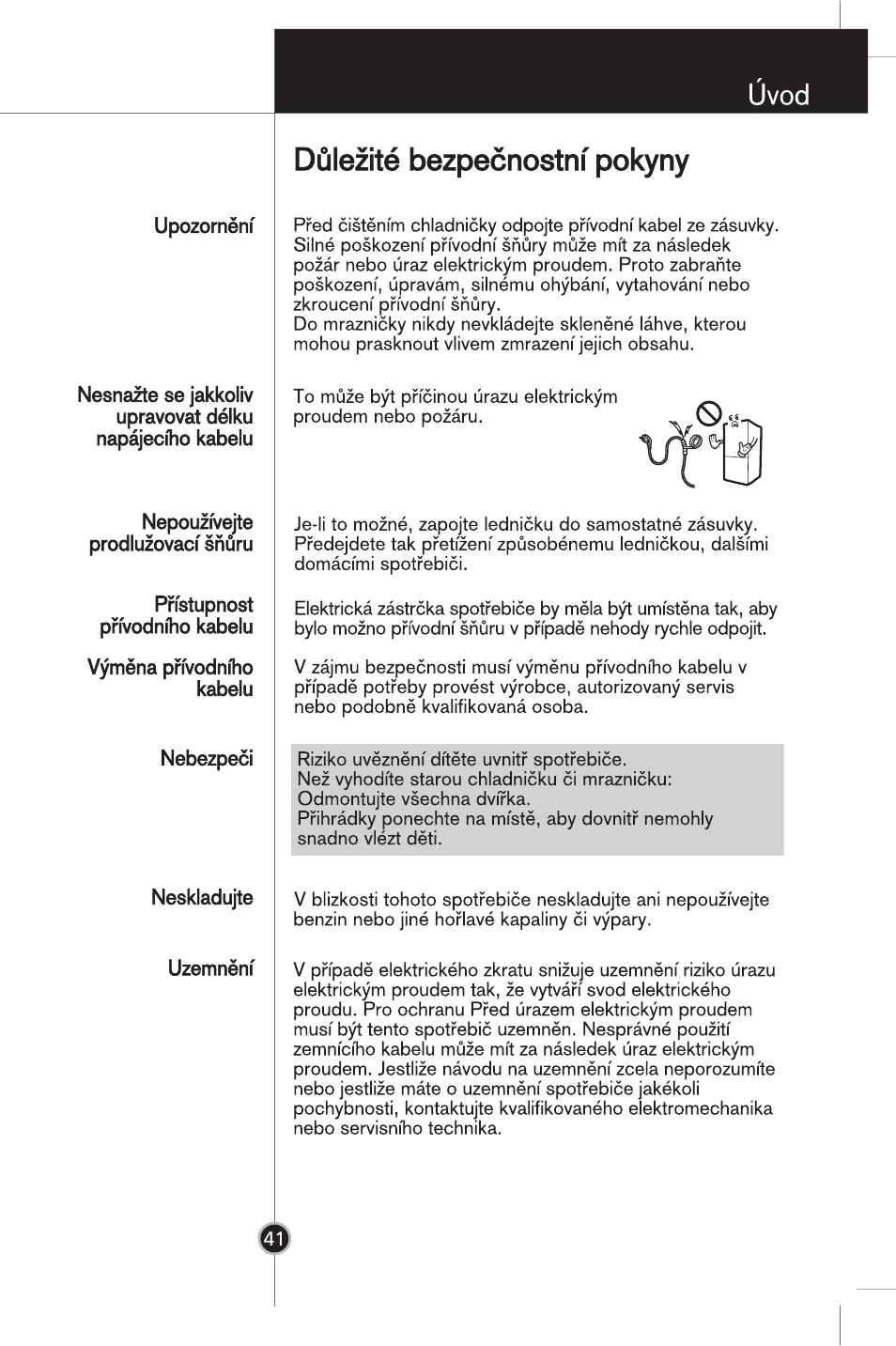 LG GR-B359PQA User Manual | Page 38 / 87