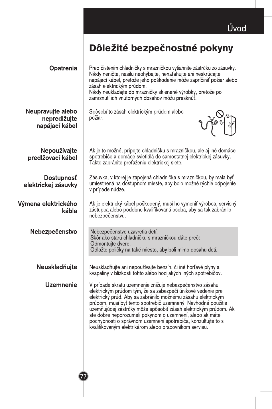 LG GR-B359PQA User Manual | Page 72 / 87