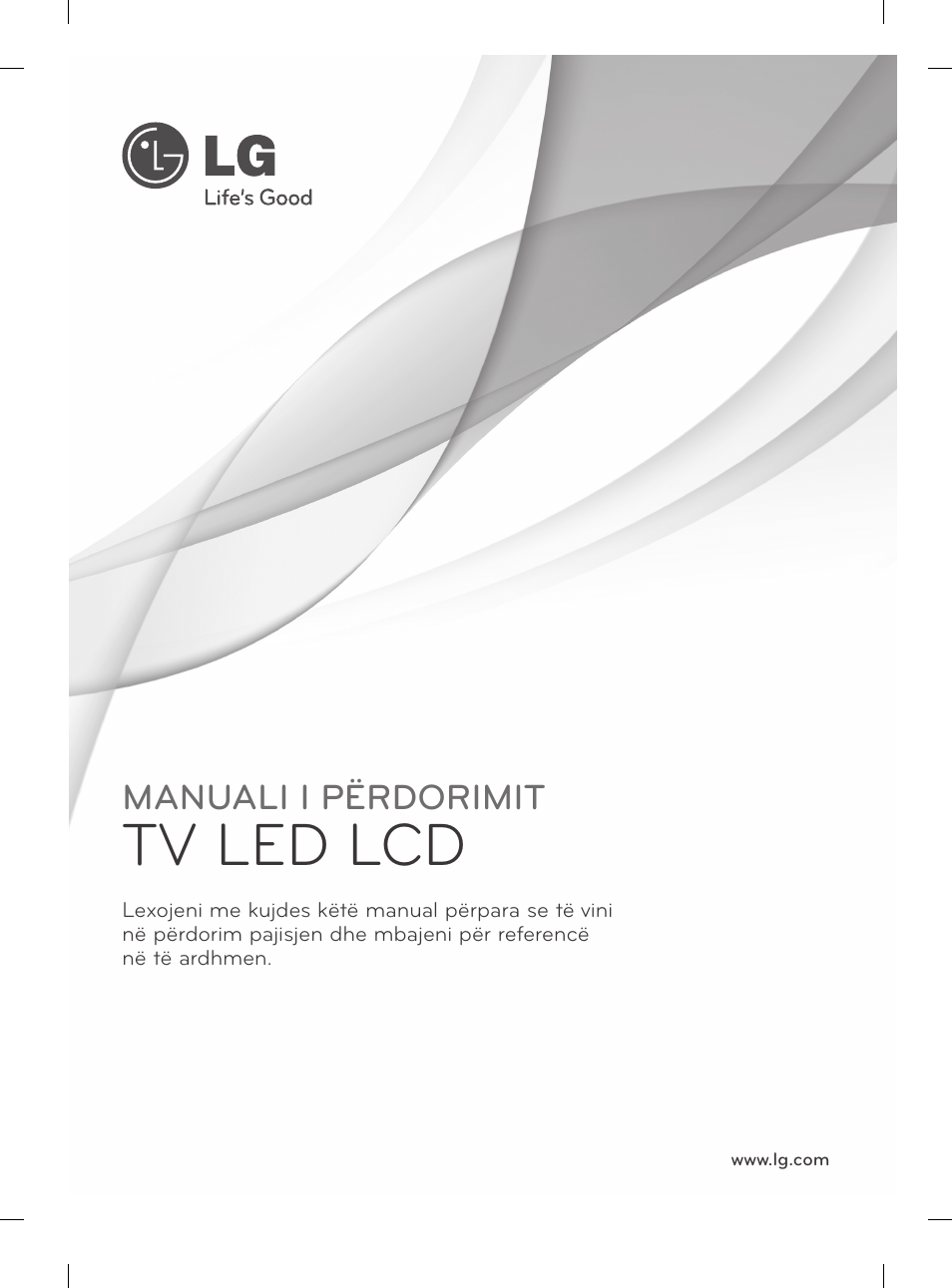 Tv led lcd, Manuali i përdorimit | LG 42LM649S User Manual | Page 373 / 516