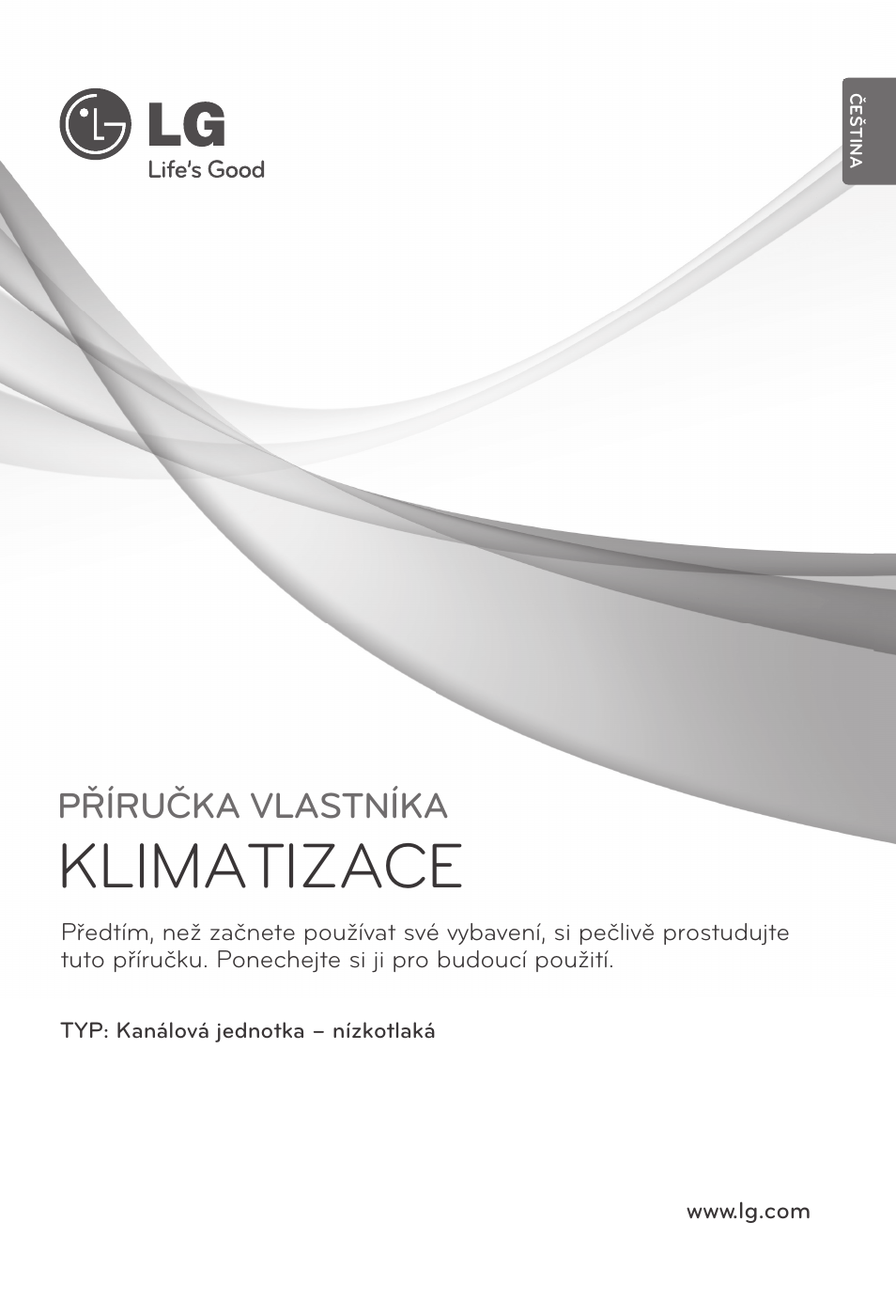 11)mfl67605110(체코), Klimatizace, Příručka vlastníka | LG ARNU12GB1G2 User Manual | Page 121 / 205