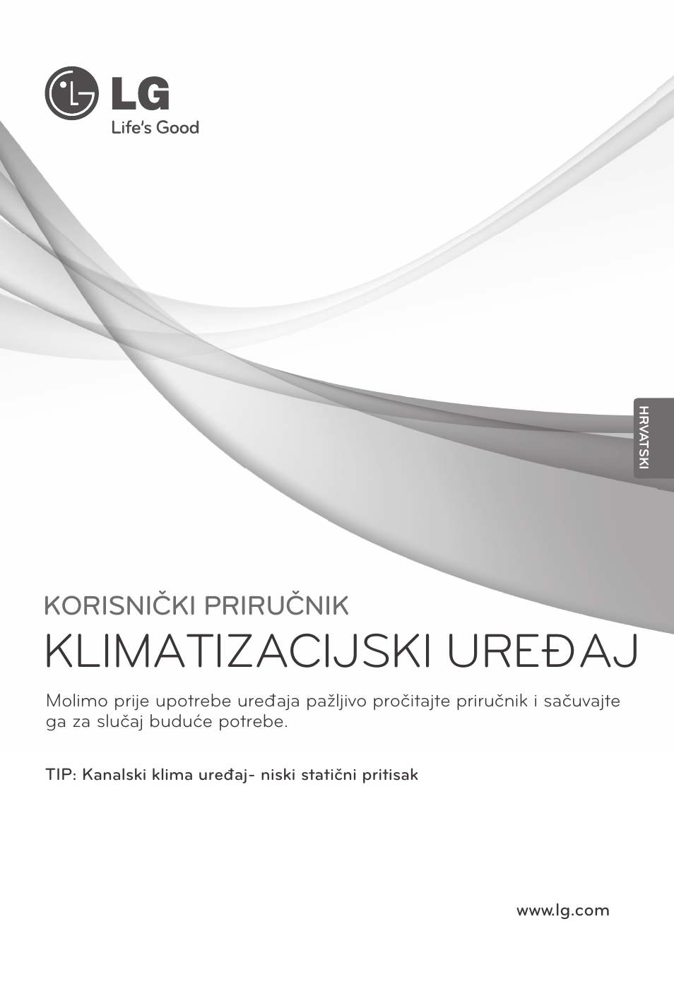 15)mfl67605110(크로아티아), Klimatizacijski uređaj, Korisnički priručnik | LG ARNU12GB1G2 User Manual | Page 169 / 205