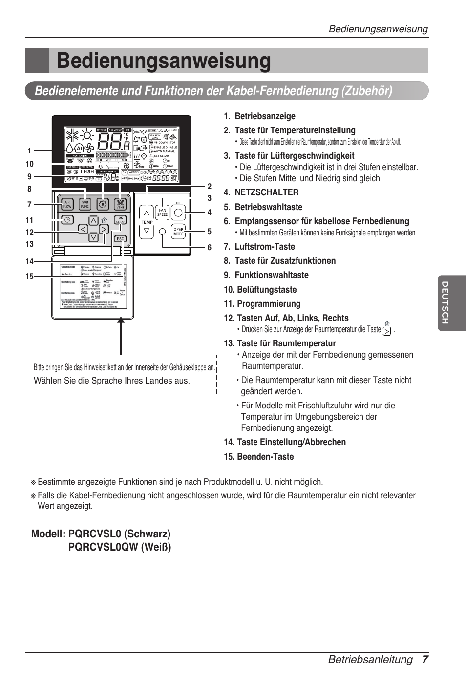 Bedienungsanweisung | LG ARNU12GB1G2 User Manual | Page 55 / 205