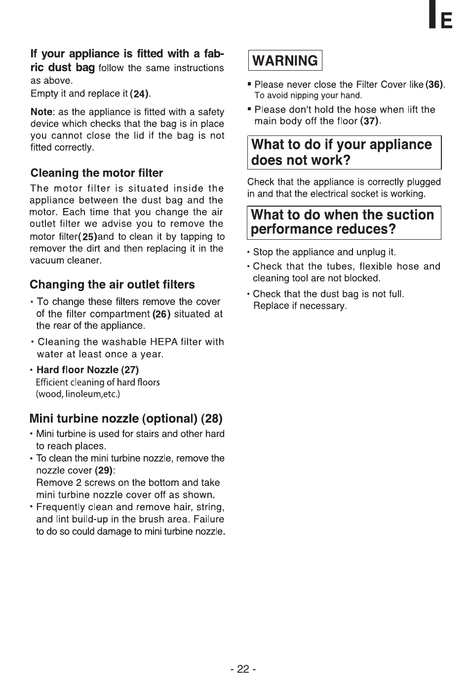 LG V-CR583STQC User Manual | Page 23 / 34