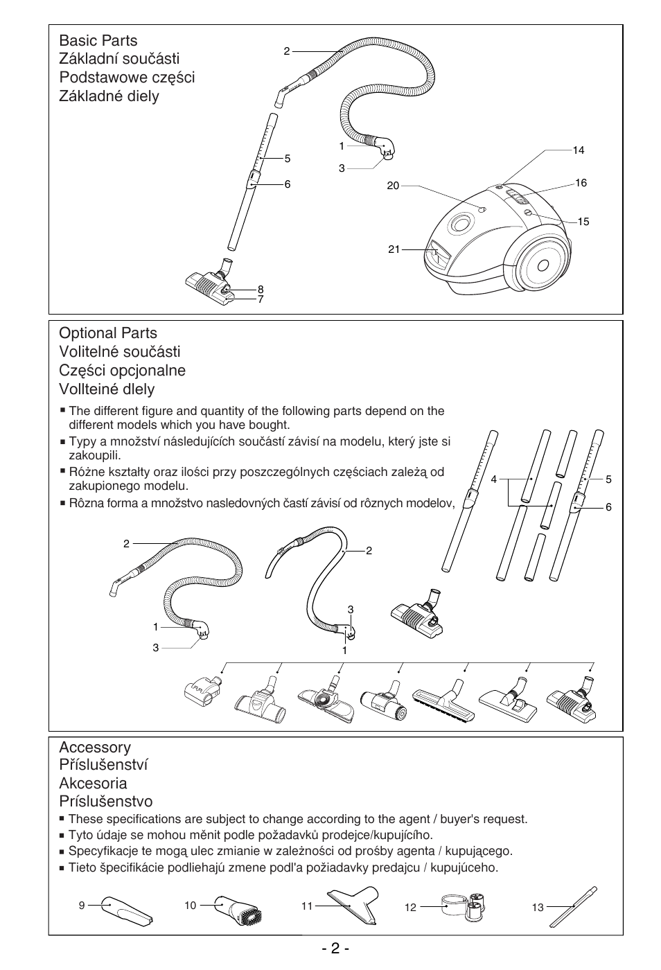 LG V-CR583STQC User Manual | Page 3 / 34
