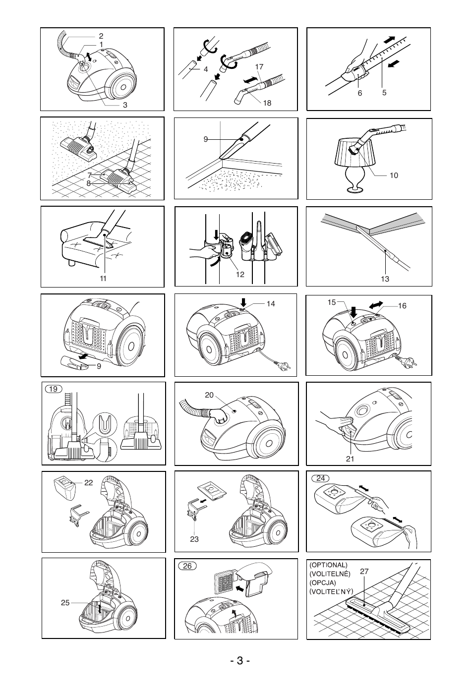 LG V-CR583STQC User Manual | Page 4 / 34