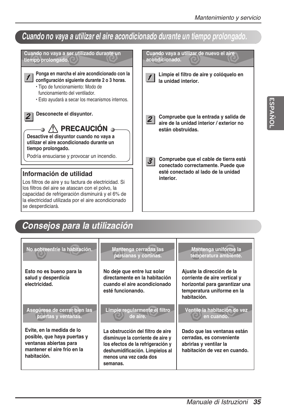 Precaución | LG MT11AH User Manual | Page 107 / 685