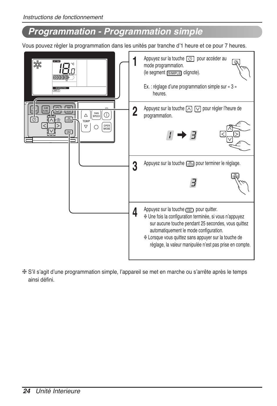 Programmation - programmation simple | LG MT11AH User Manual | Page 132 / 685