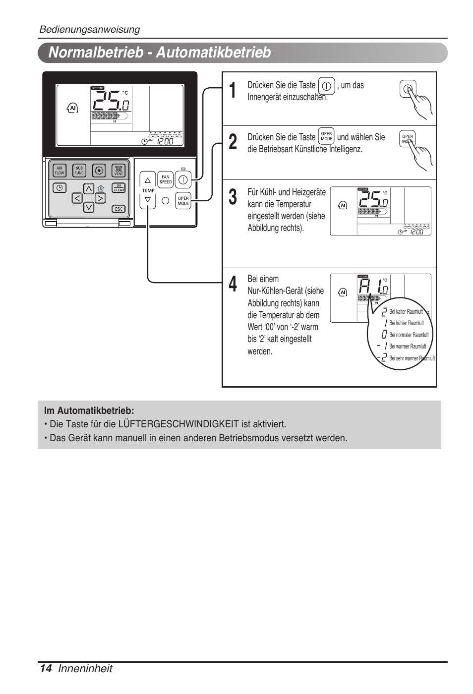 Normalbetrieb - automatikbetrieb | LG MT11AH User Manual | Page 158 / 685