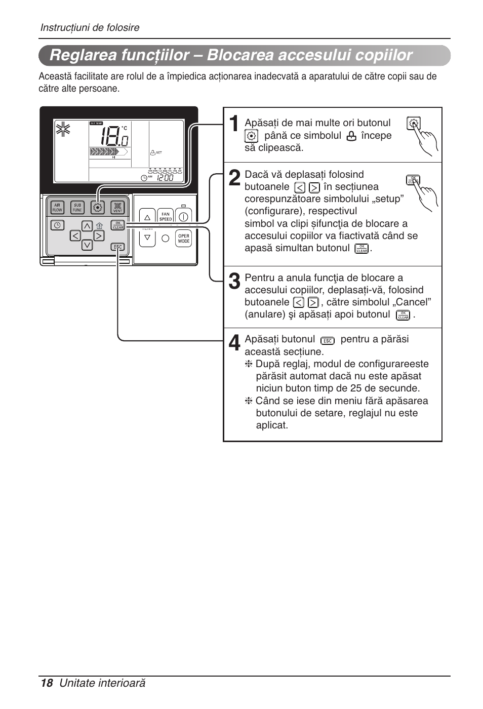 Reglarea funcţiilor – blocarea accesului copiilor | LG MT11AH User Manual | Page 342 / 685