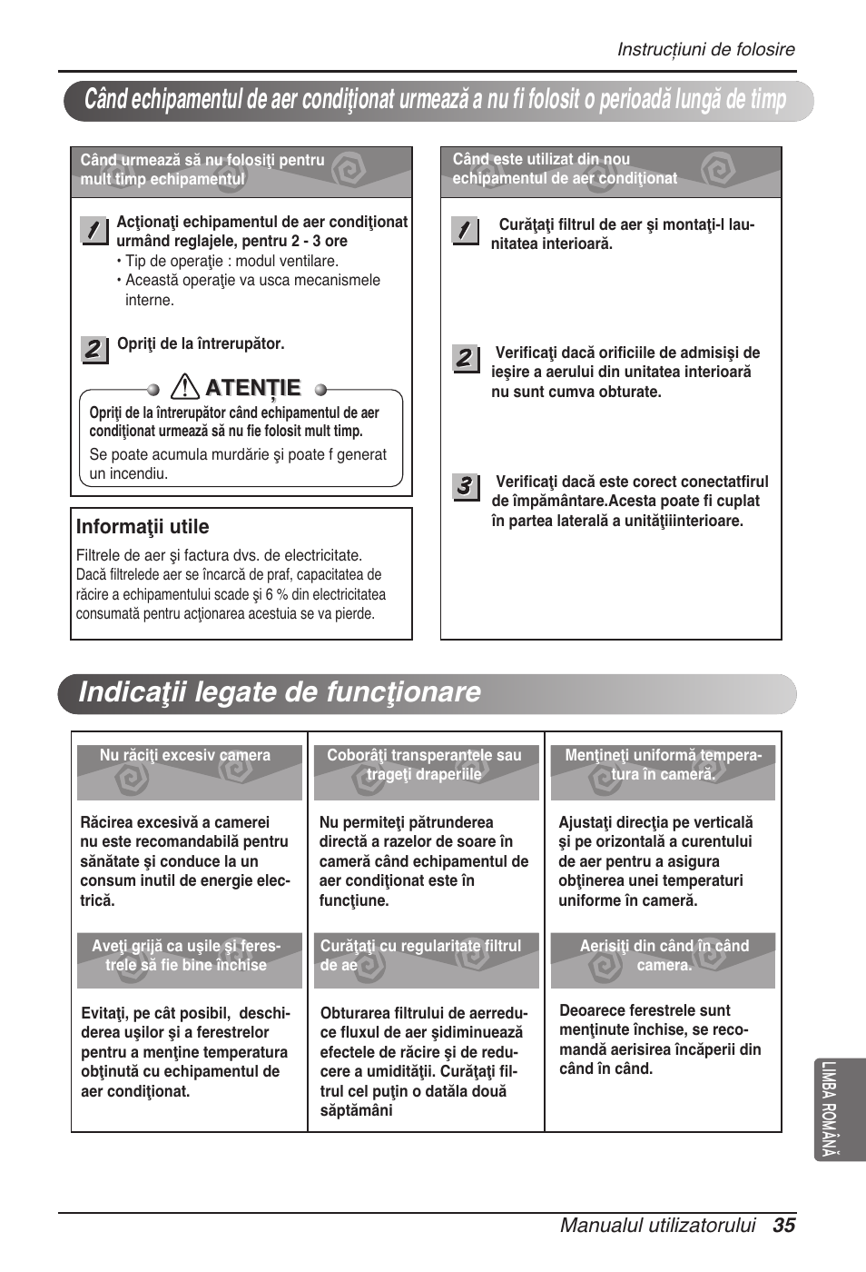 Atenție | LG MT11AH User Manual | Page 359 / 685