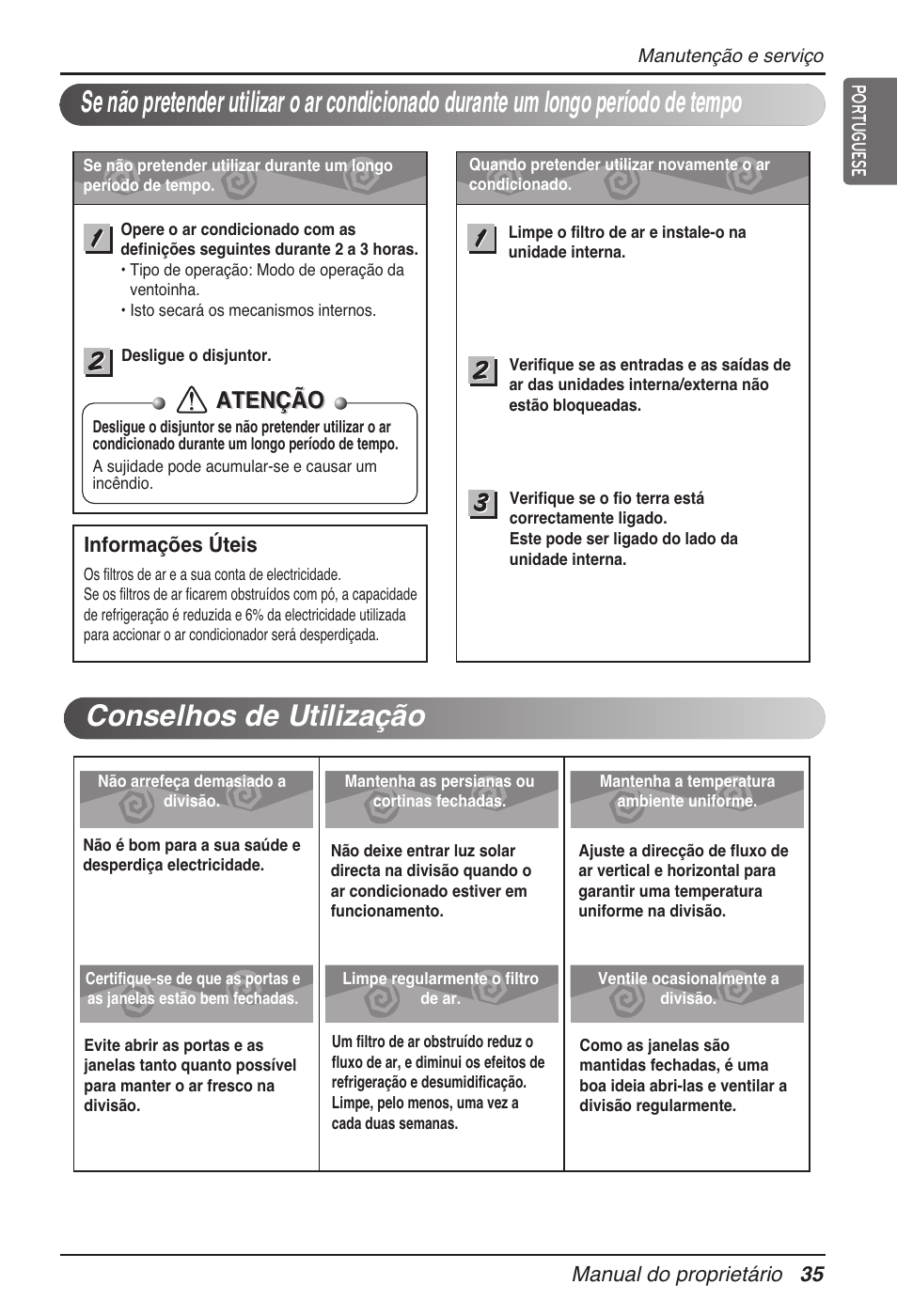 Atenção | LG MT11AH User Manual | Page 395 / 685