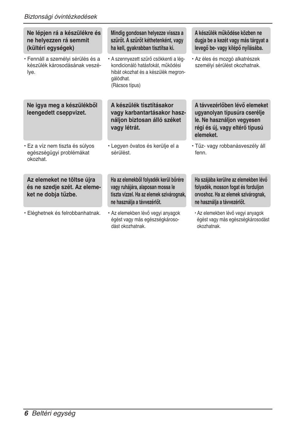 6 beltéri egység | LG MT11AH User Manual | Page 402 / 685