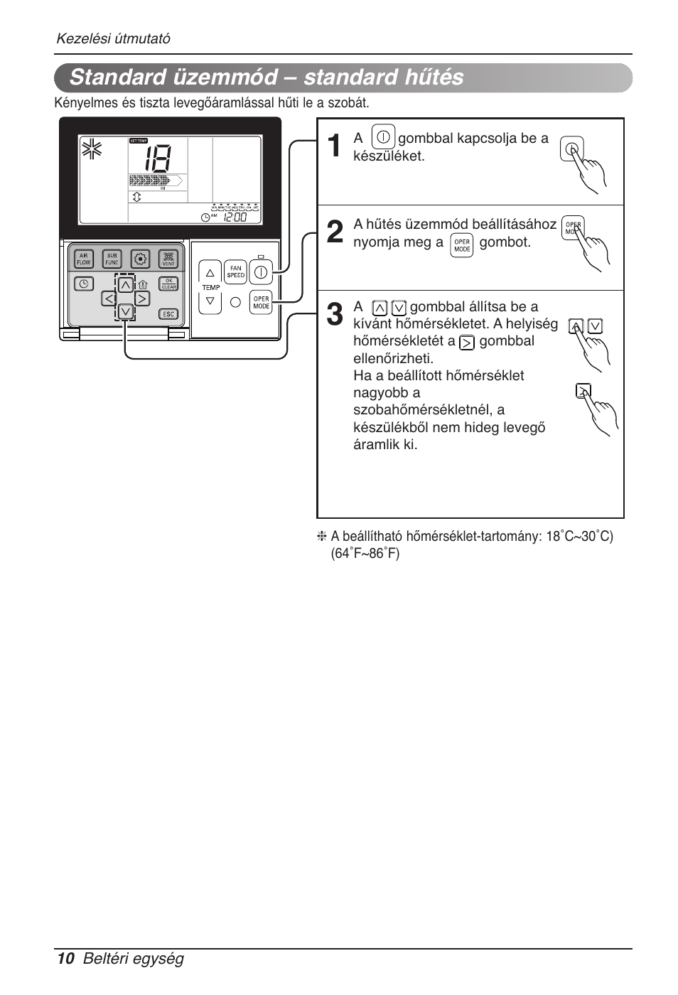 Standard üzemmód – standard hűtés | LG MT11AH User Manual | Page 406 / 685