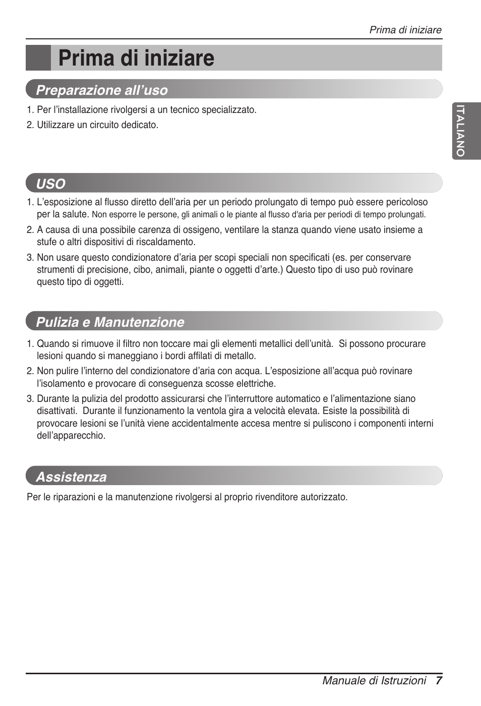 Prima di iniziare | LG MT11AH User Manual | Page 43 / 685