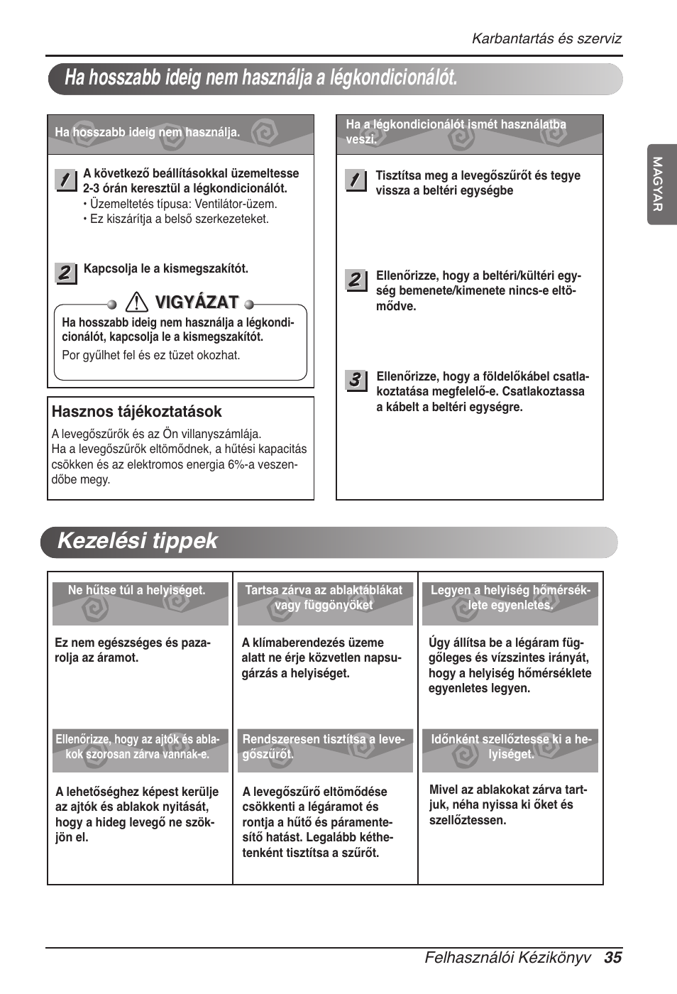 Vigyázat | LG MT11AH User Manual | Page 431 / 685