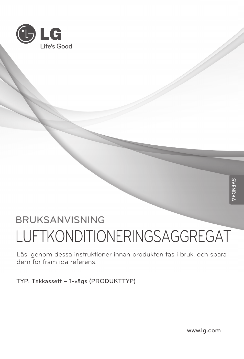 Svendka, Luftkonditioneringsaggregat, Bruksanvisning | LG MT11AH User Manual | Page 541 / 685