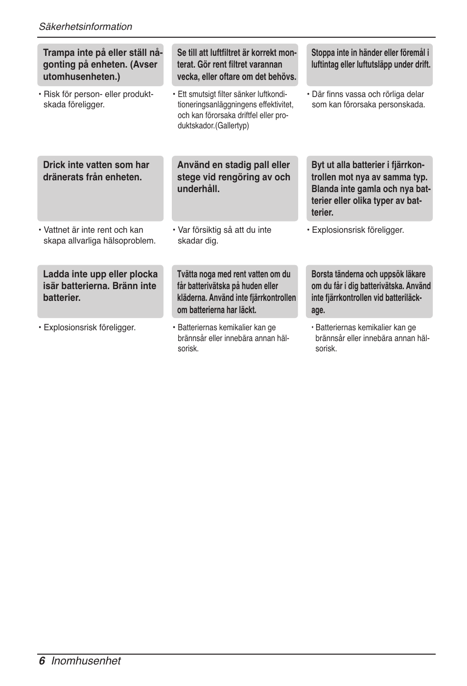 6 inomhusenhet | LG MT11AH User Manual | Page 546 / 685